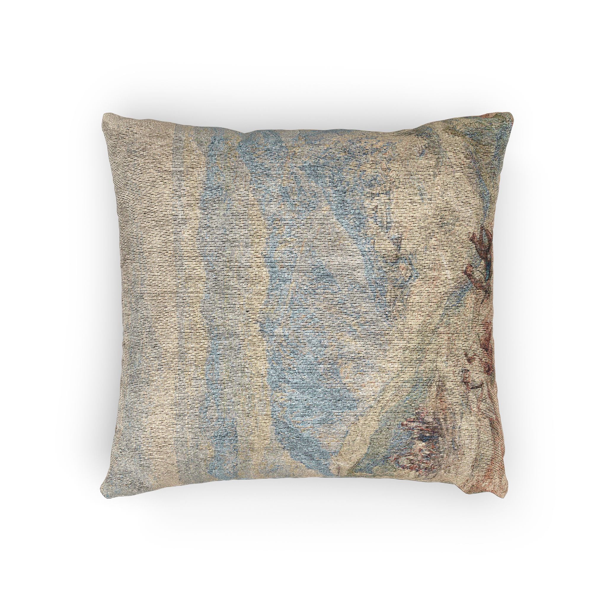 Joseph Mallord William Turner - Mussooree and the Dhoon from Landour | Woven Pillow - Image 4