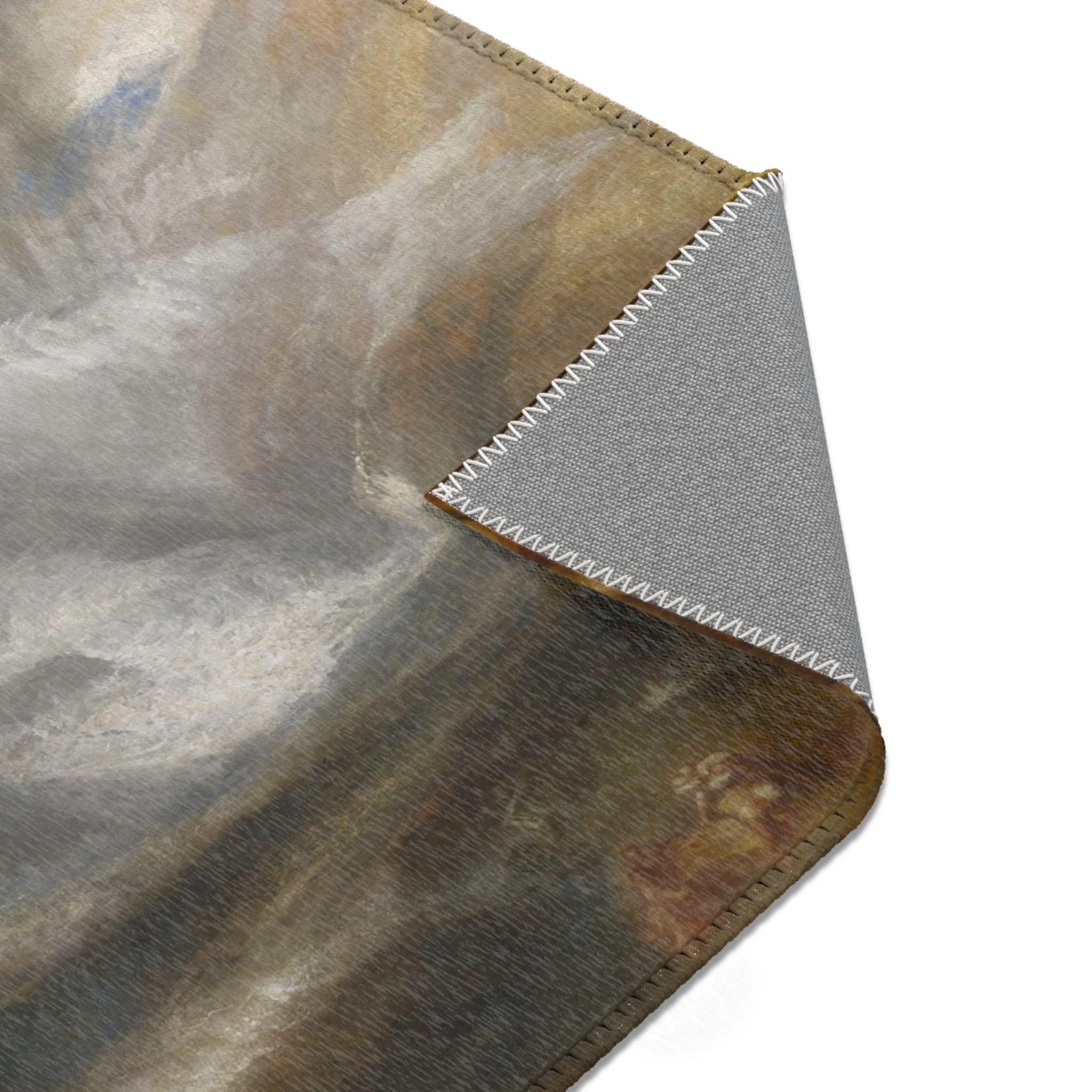 Joseph Mallord William Turner - Valley of Aosta Snowstorm, Avalanche, and Thunderstorm | Area Rug - Image 13