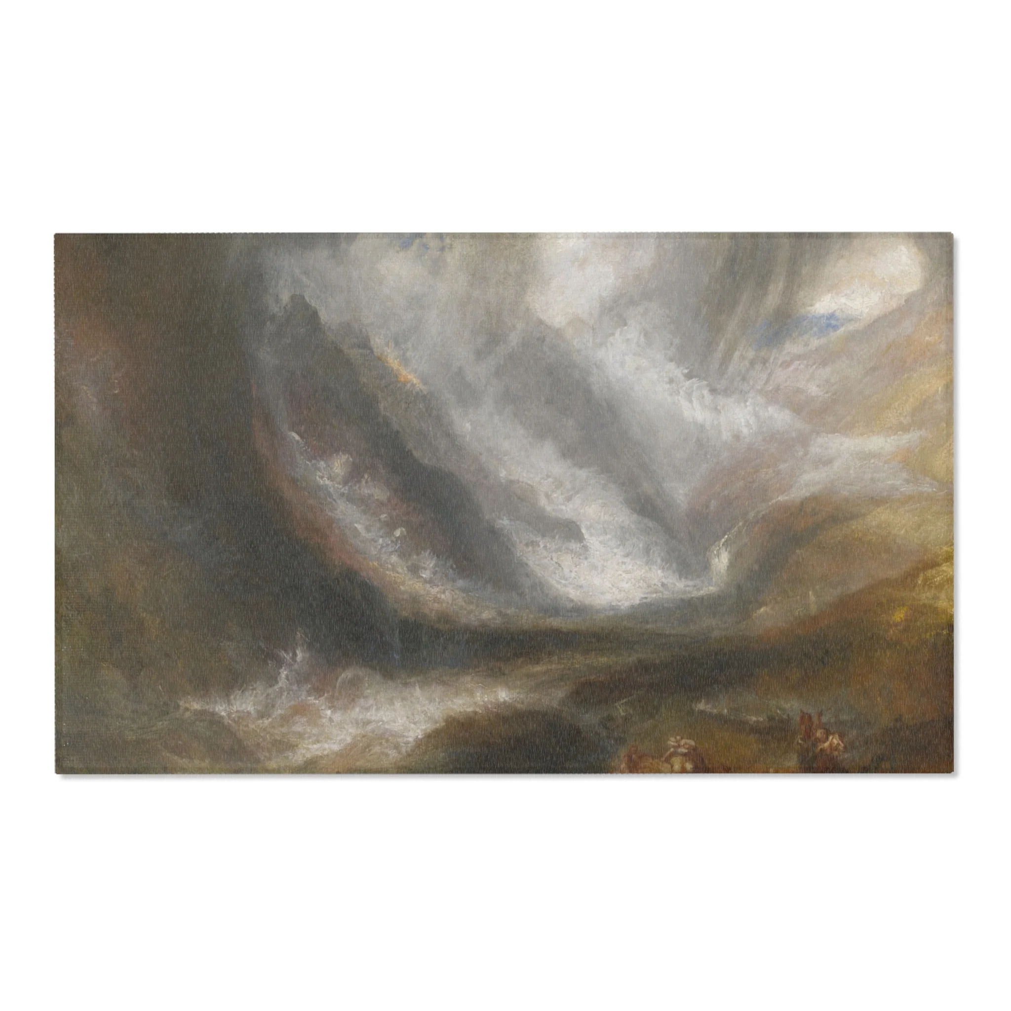Joseph Mallord William Turner - Valley of Aosta Snowstorm, Avalanche, and Thunderstorm | Area Rug - Image 5