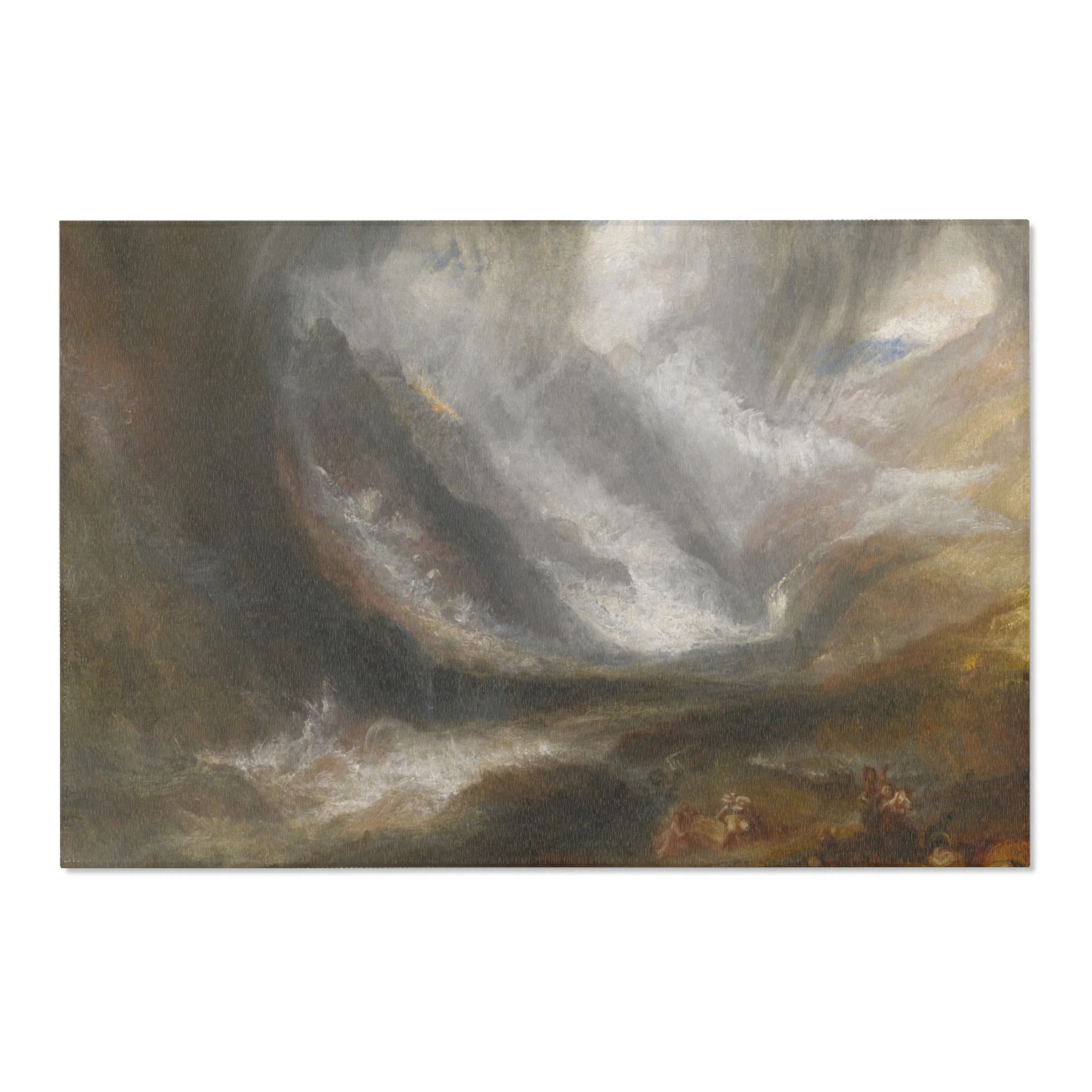 Joseph Mallord William Turner - Valley of Aosta Snowstorm, Avalanche, and Thunderstorm | Area Rug - Image 6