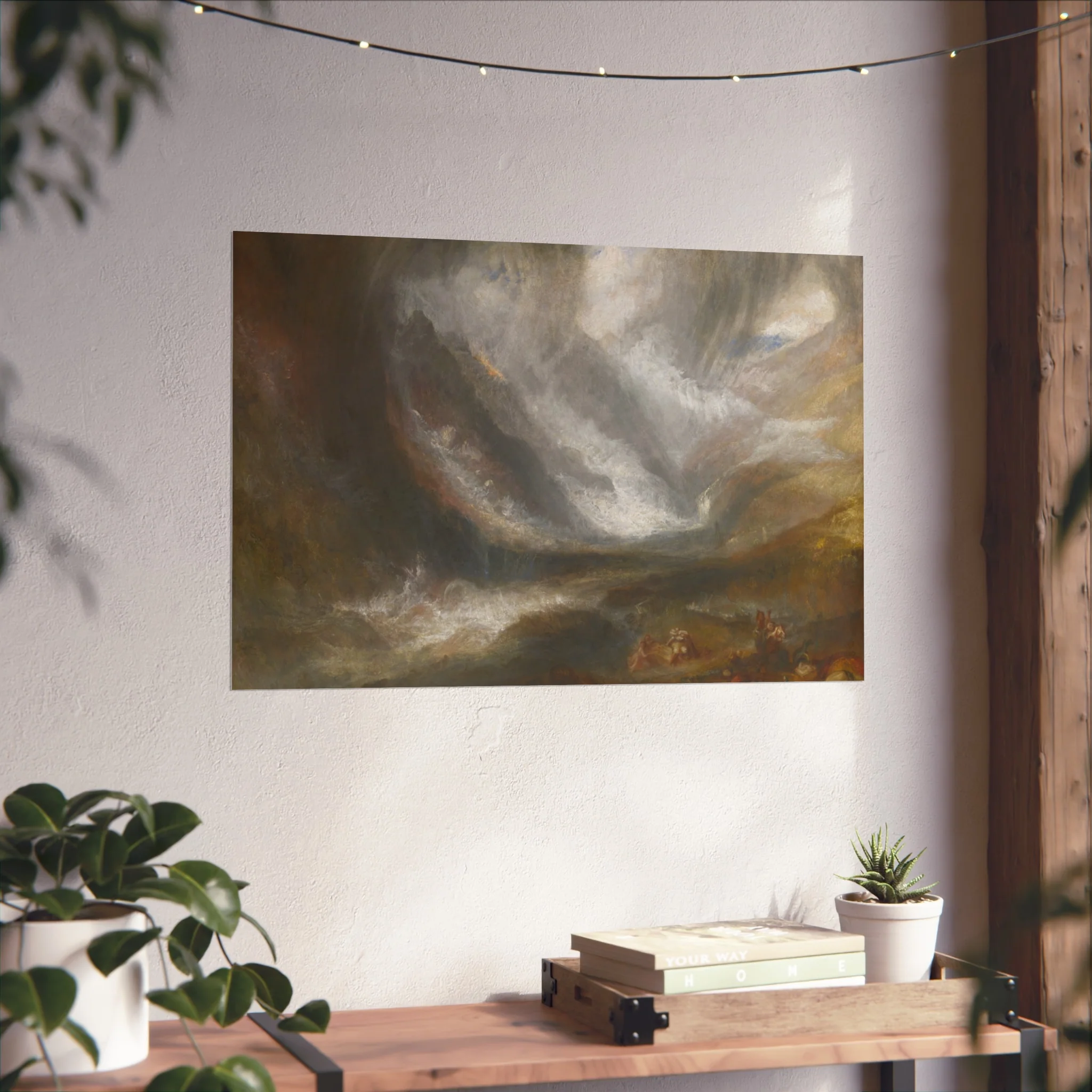 Joseph Mallord William Turner - Valley of Aosta Snowstorm, Avalanche, and Thunderstorm | Fine Art Poster - Image 12