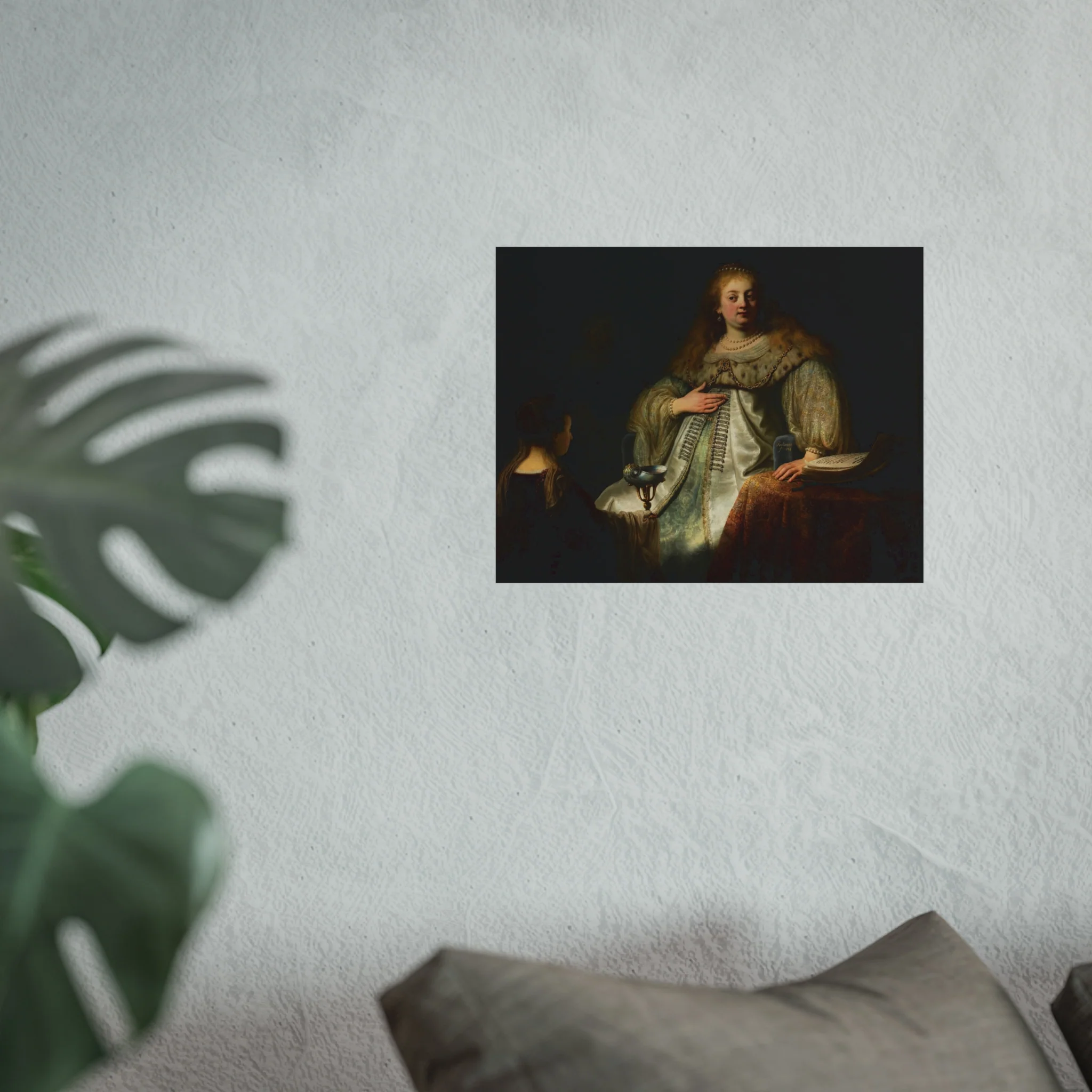 Judith at the Banquet of Holofernes (previously known as Artemisia), by Rembrandt, from Prado in Google Earth | Fine Art Poster - Image 5