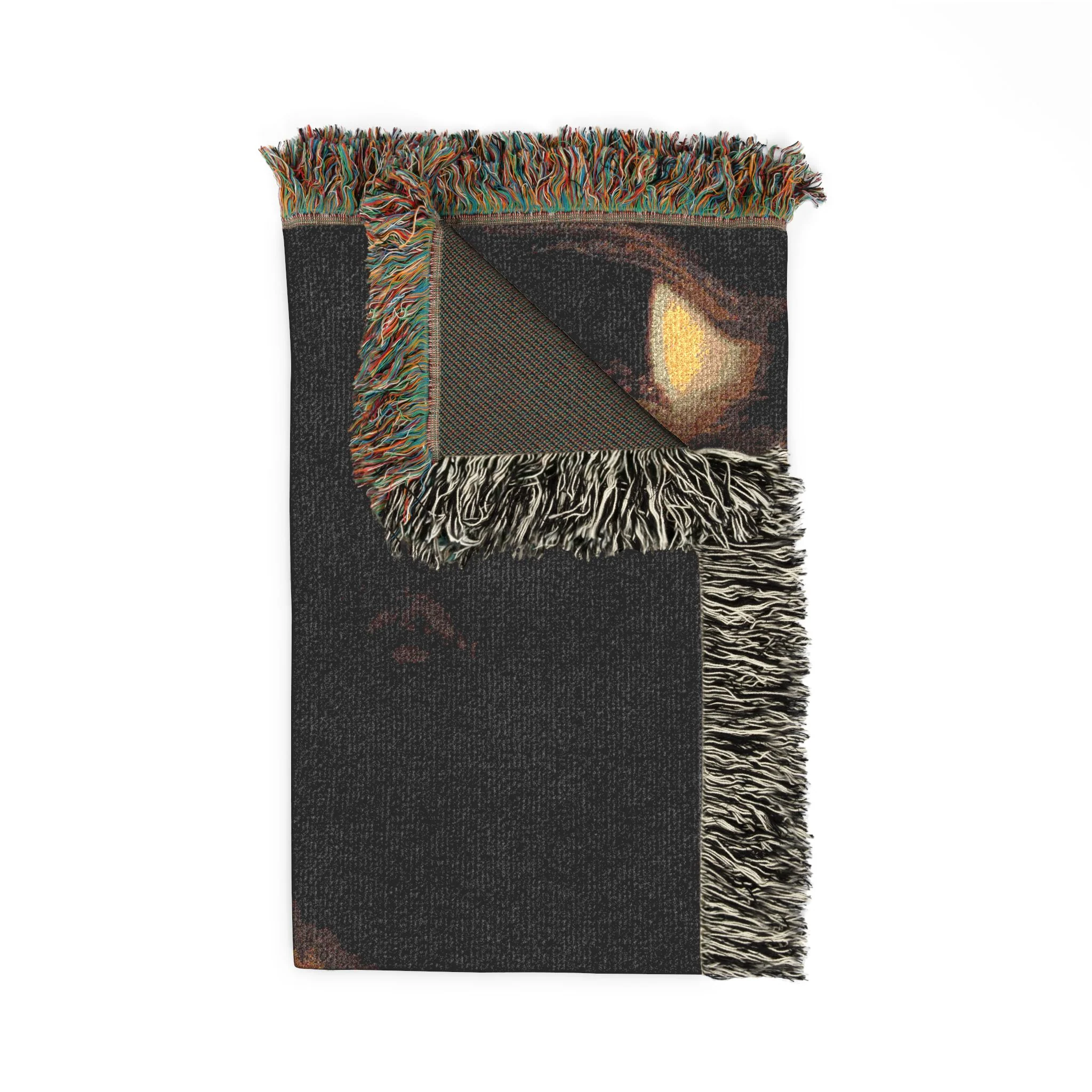 Judith at the Banquet of Holofernes (previously known as Artemisia), by Rembrandt, from Prado in Google Earth | Woven Tapestry Blanket - Image 5