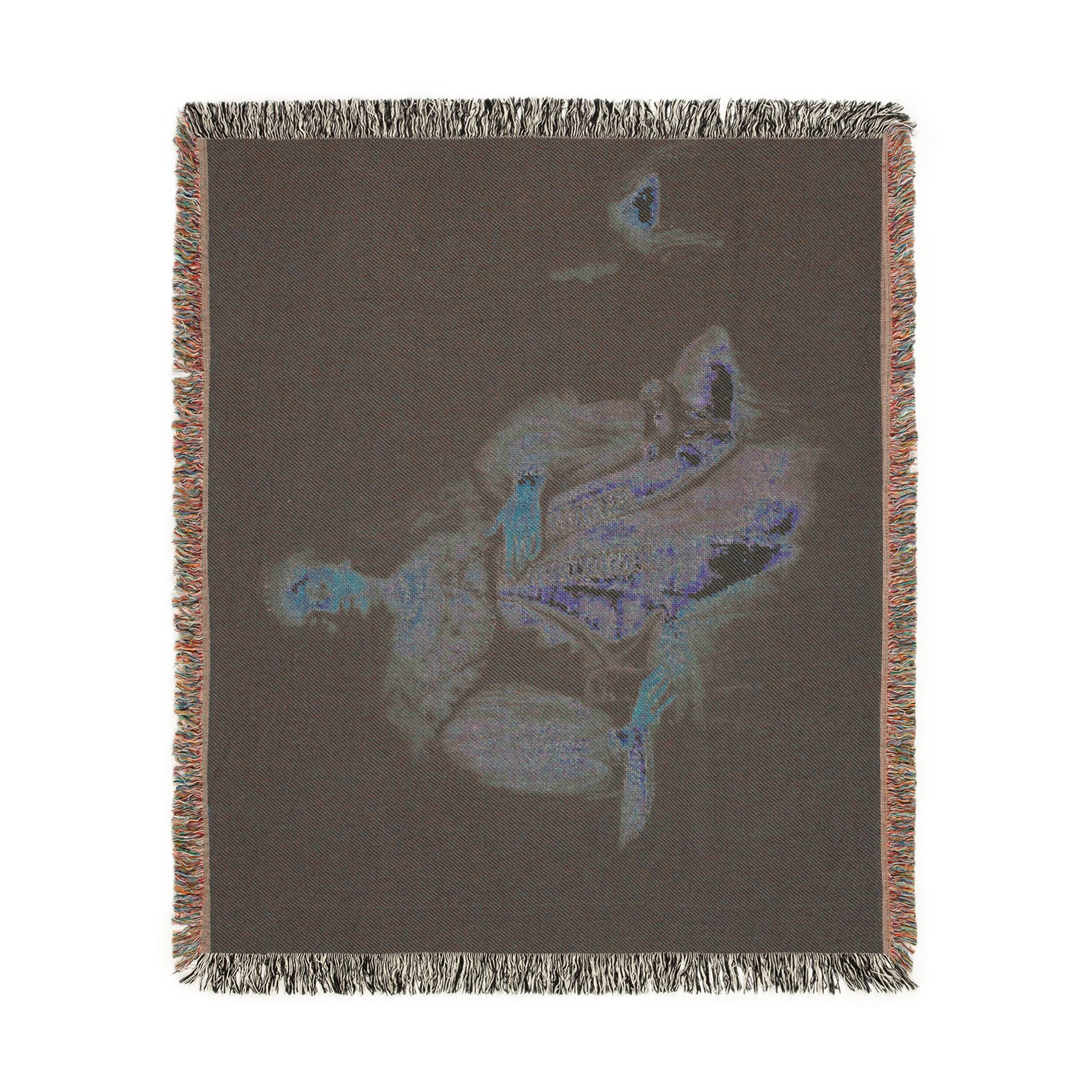 Judith at the Banquet of Holofernes (previously known as Artemisia), by Rembrandt, from Prado in Google Earth | Woven Tapestry Blanket - Image 9