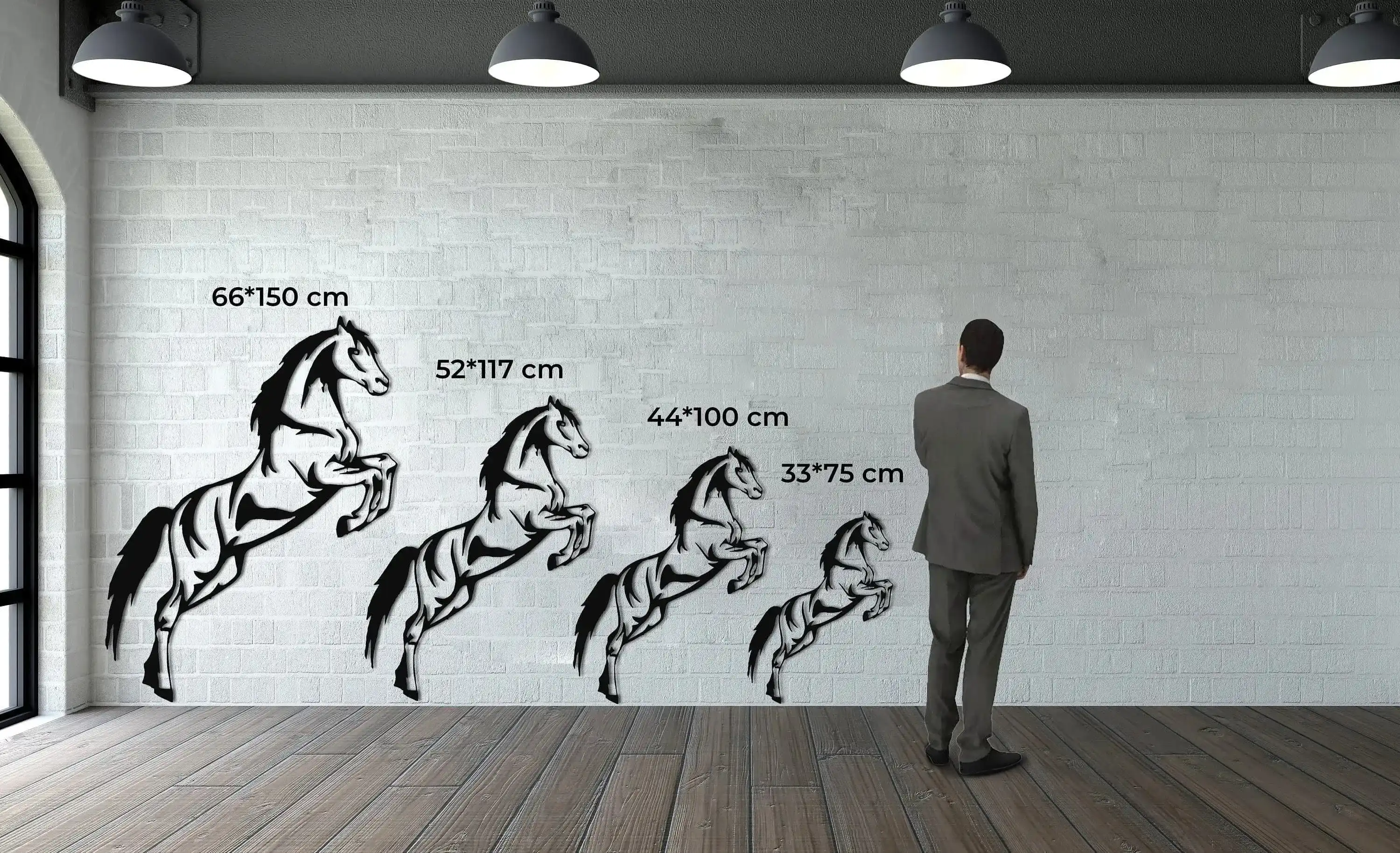 Jumping Horse Metal Wall Art - Image 7