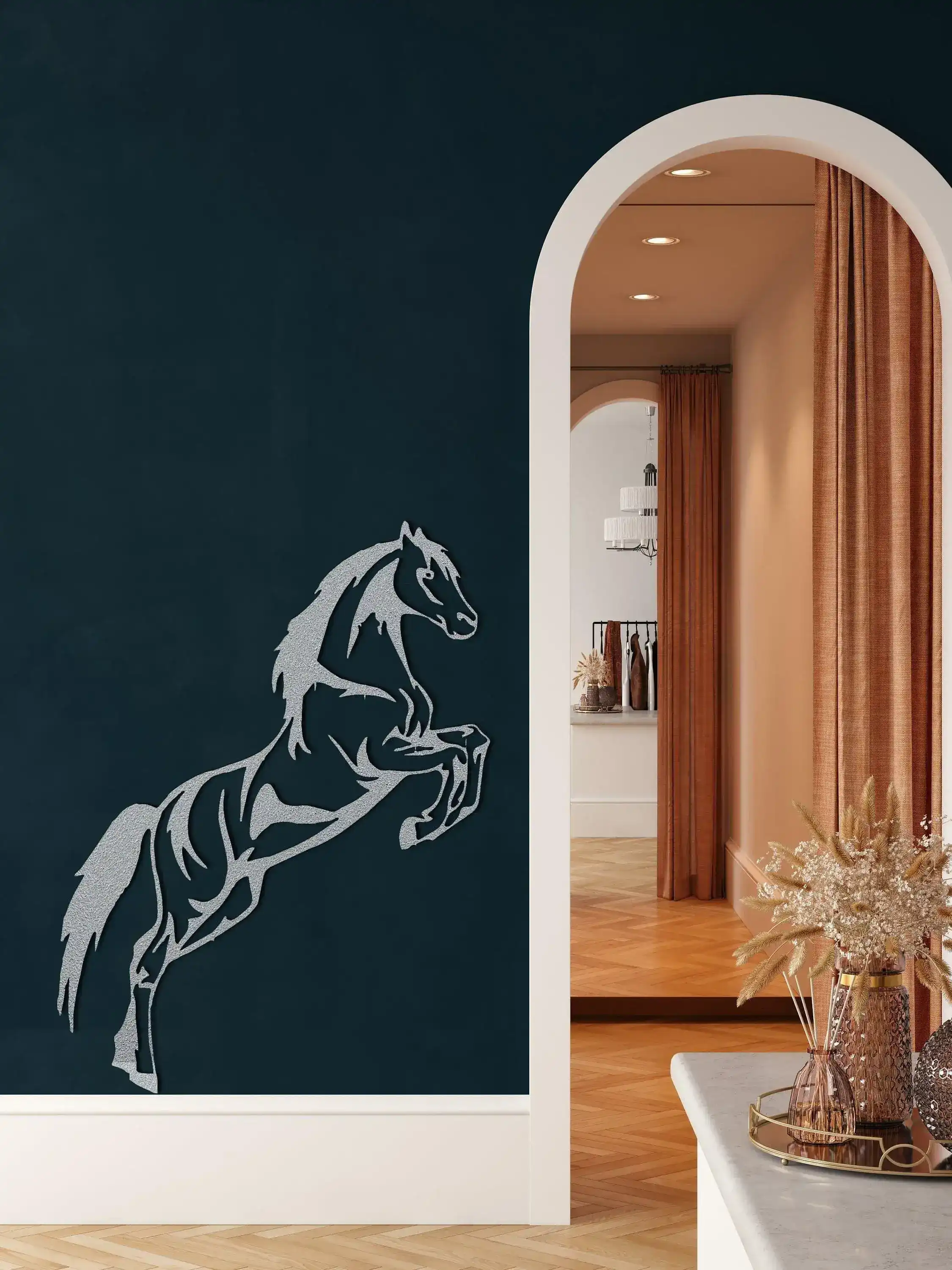 Jumping Horse Metal Wall Art - Image 9