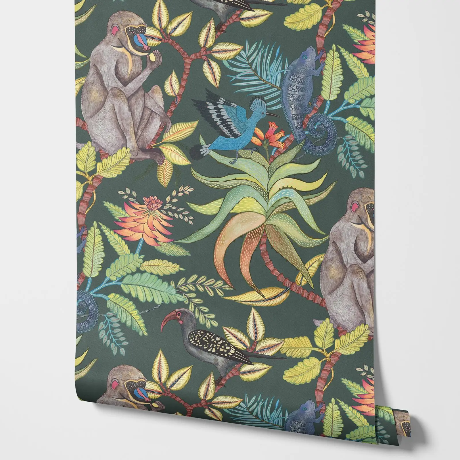 Jungle Baboon Wallpaper - Image 4