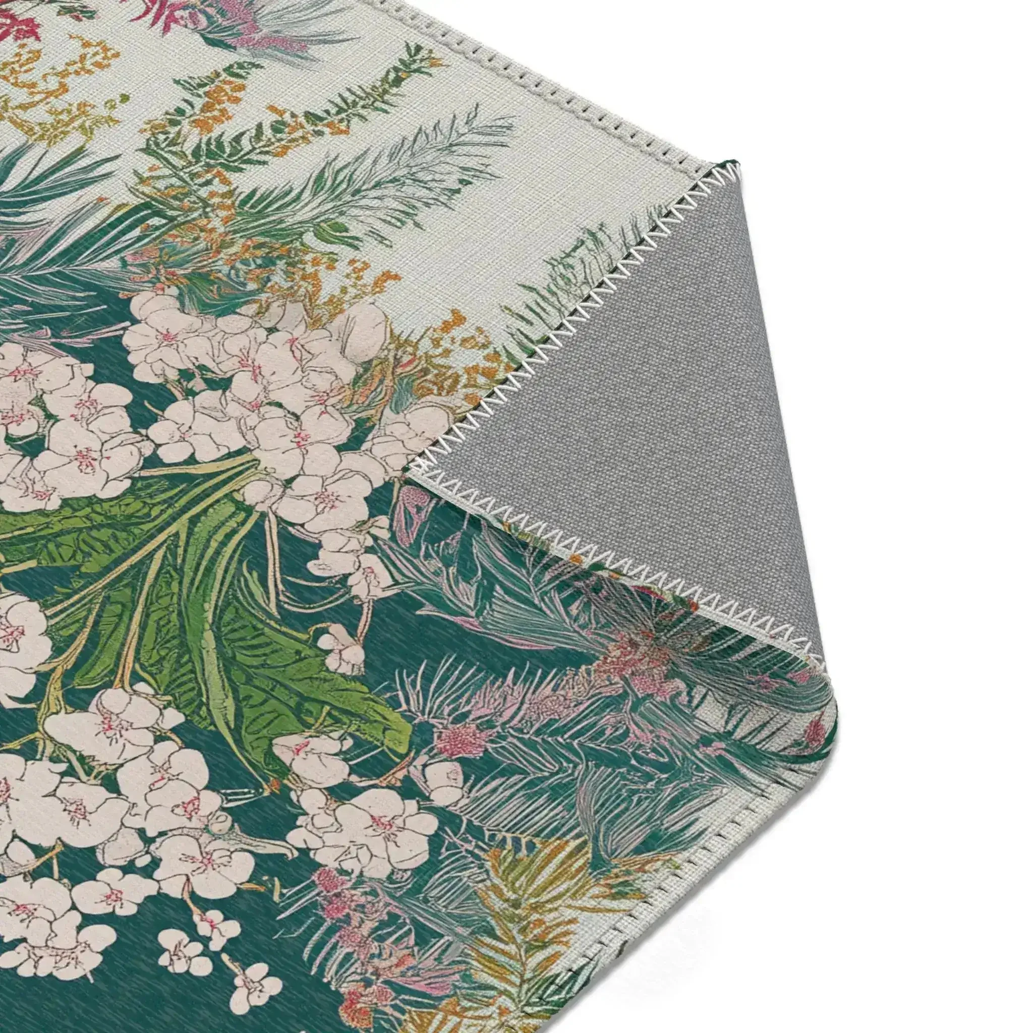 Jungle Bloom & Butterfly Accent Rug - Image 7