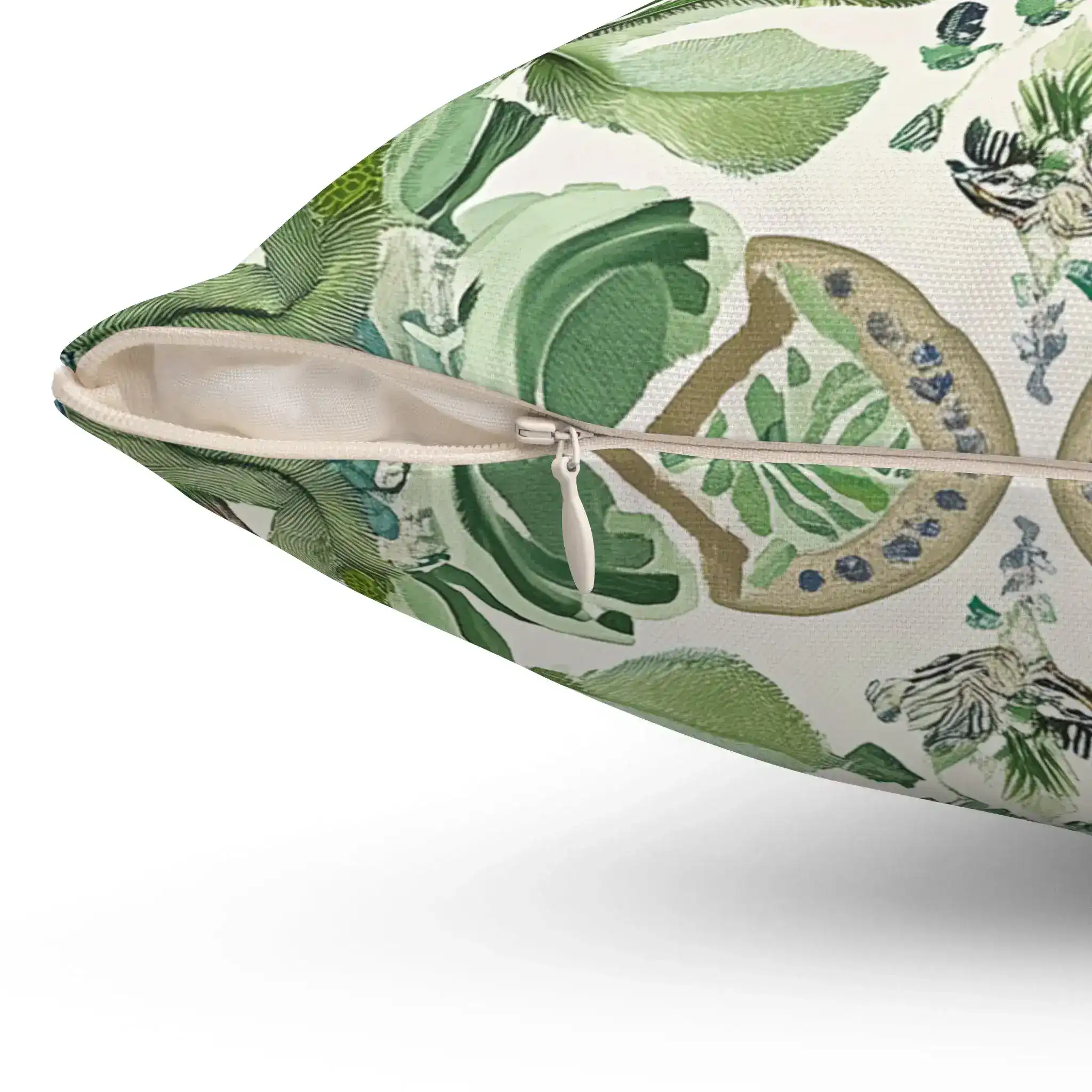Jungle Canopy Bird Throw Pillow - Image 3