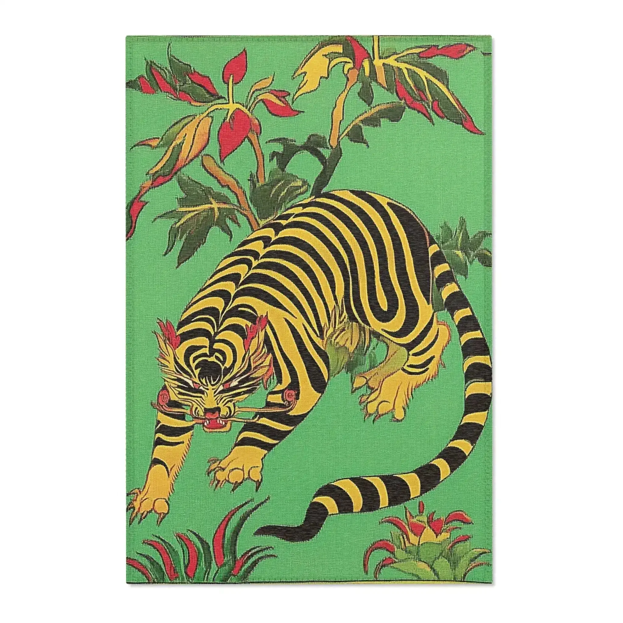 Jungle Guardian Tiger Accent Rug - Image 3