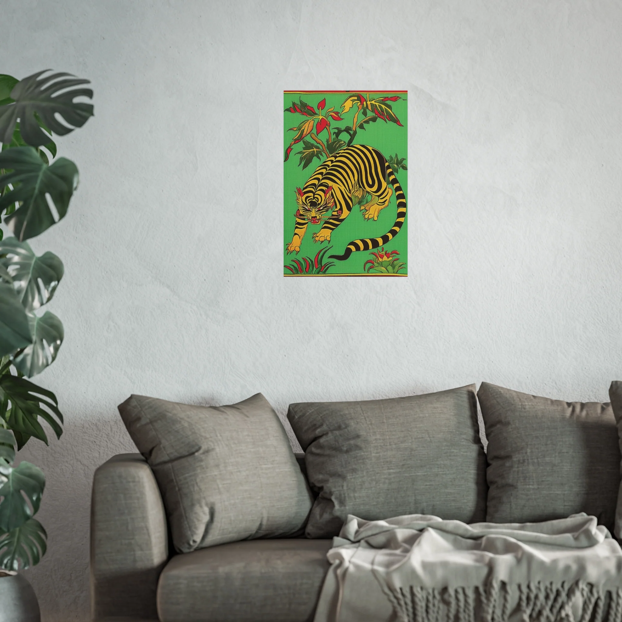 Jungle Guardian Tiger Fine Art Poster - Image 33