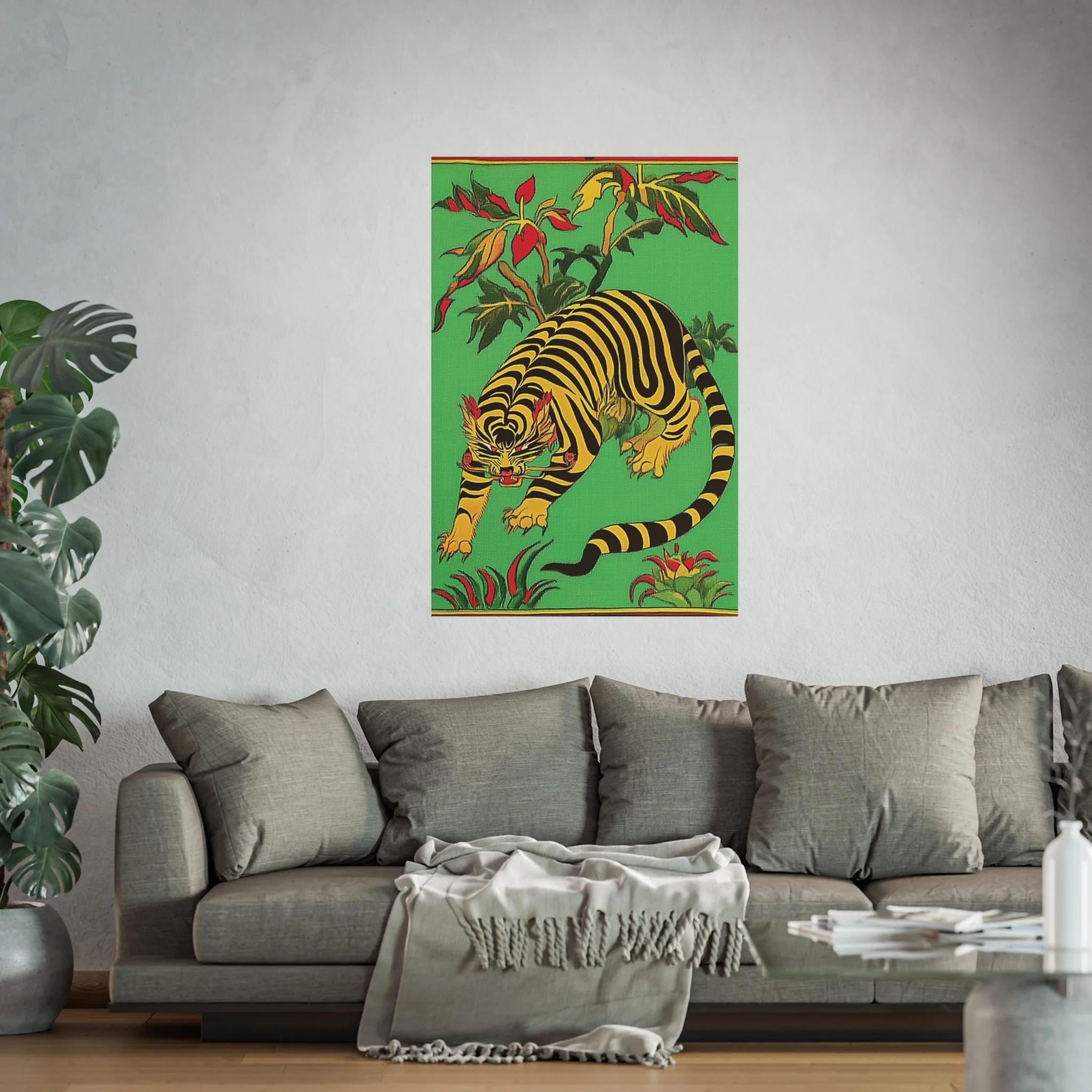 Jungle Guardian Tiger Fine Art Poster - Image 47