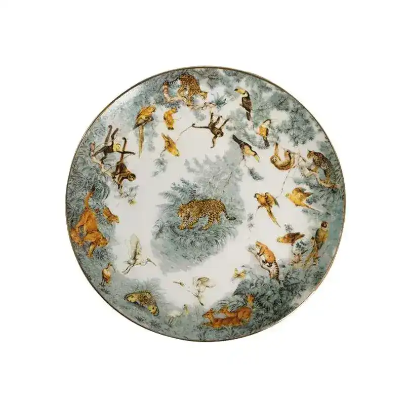 Jungle Leopard and Monkey Bone China - Image 9