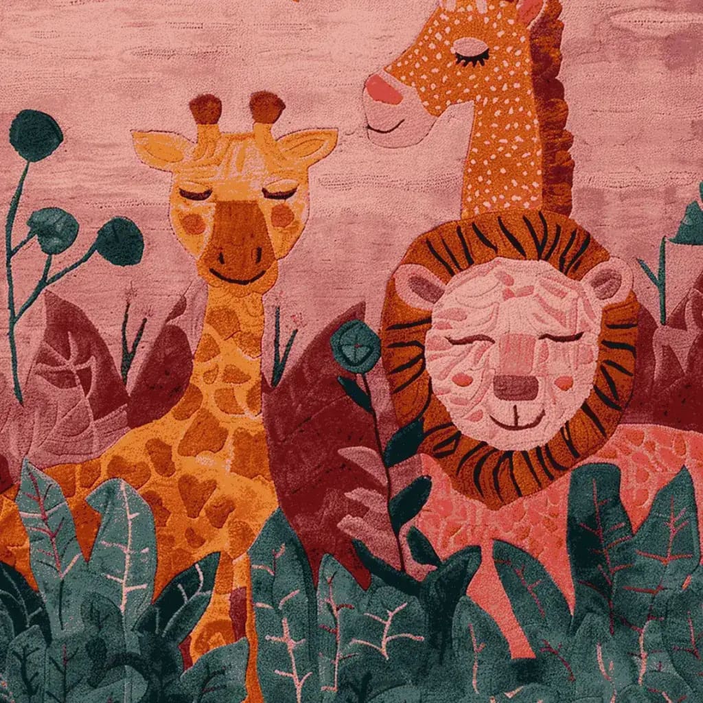 Jungle Smiles Hand Tufted Rug - Image 4
