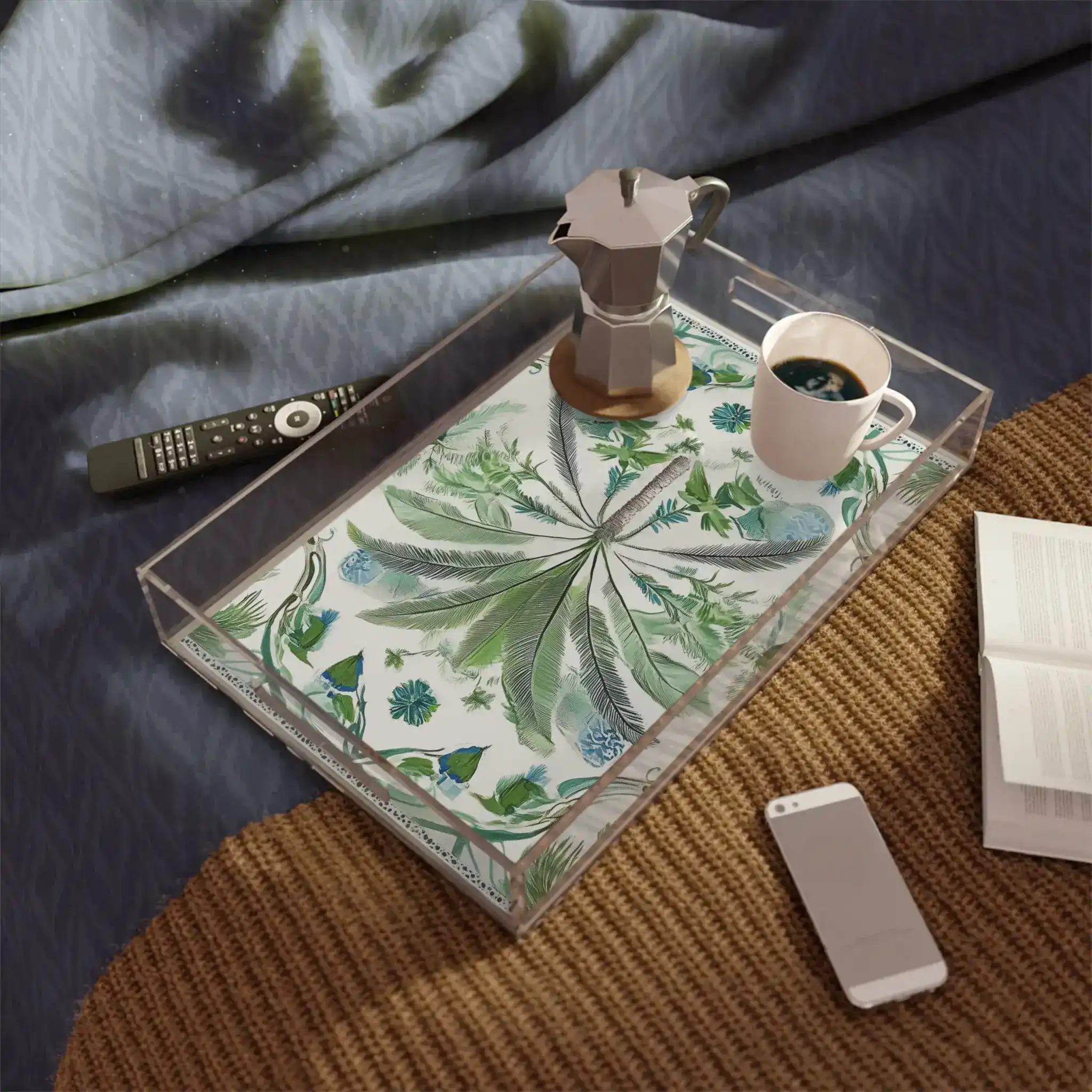 Jungle Treasures Palm Serving Tray - Image 2