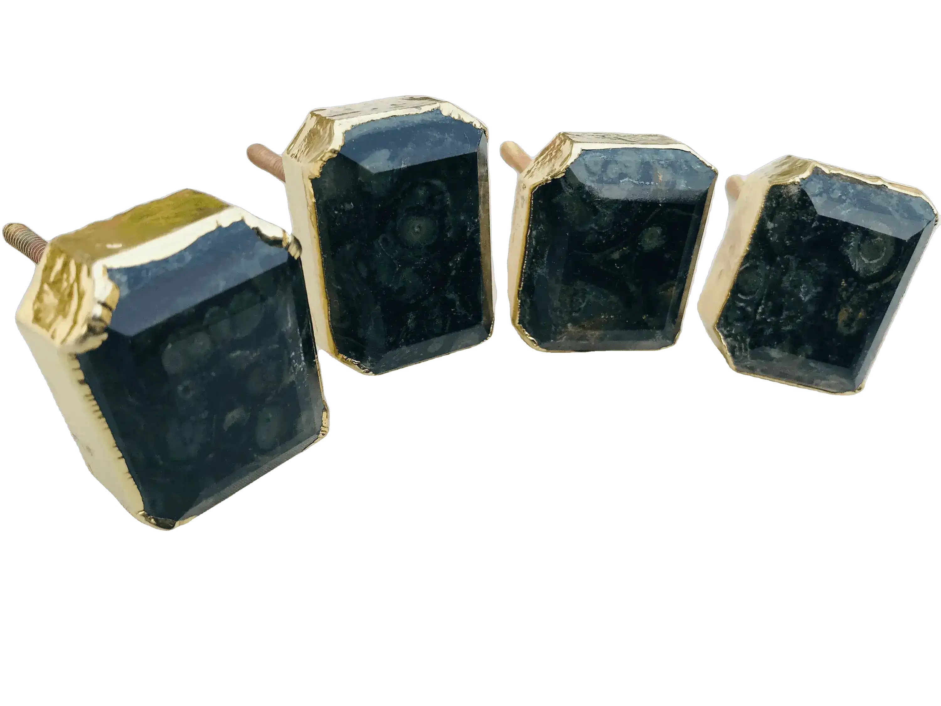 Kambaba Jasper Agate Cabinet Door Pull Handle - Set of 4 - Image 6
