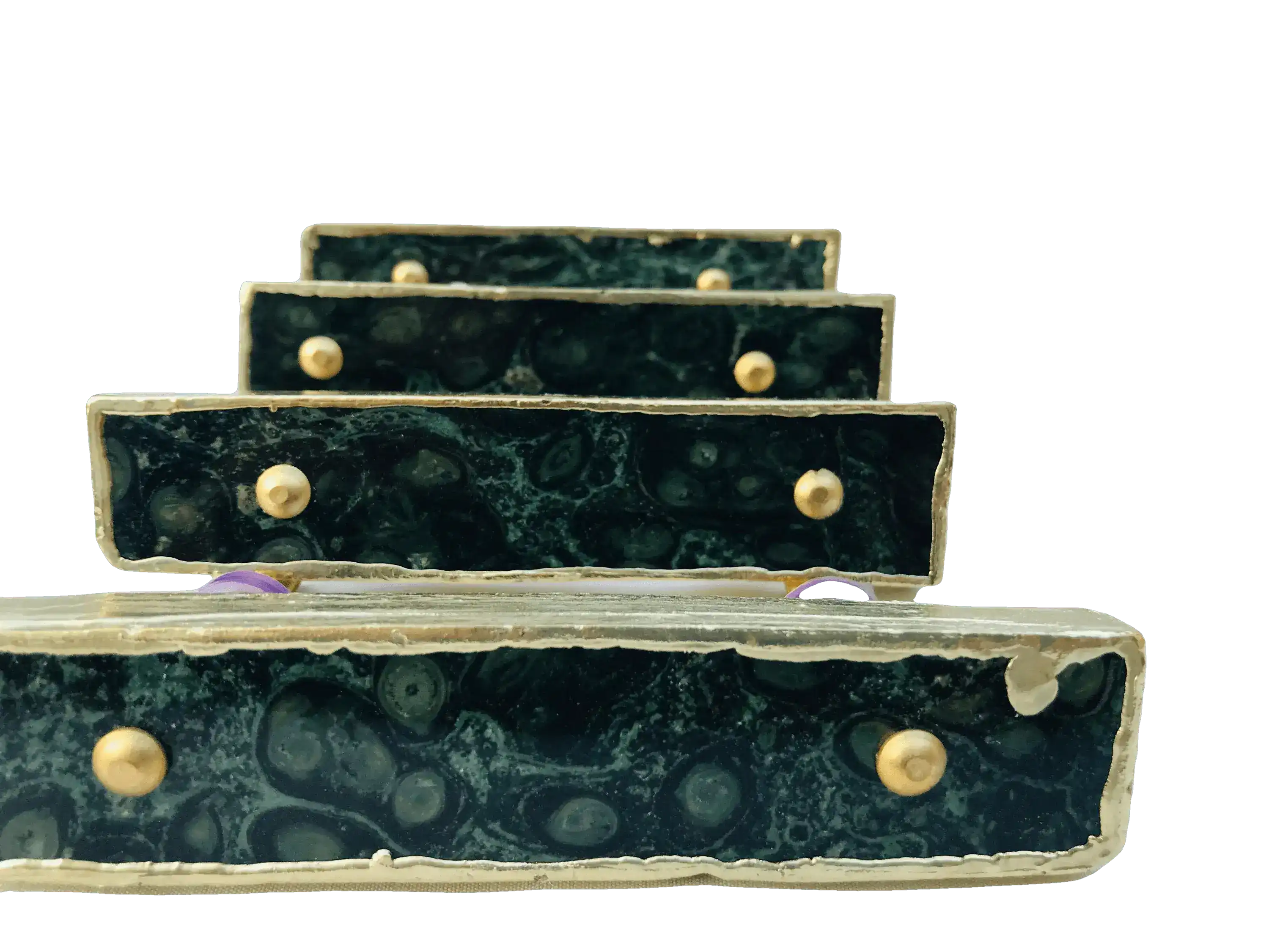 Kambaba Jasper Agate Cabinet Door Pull Handle - Set of 4 - Image 2