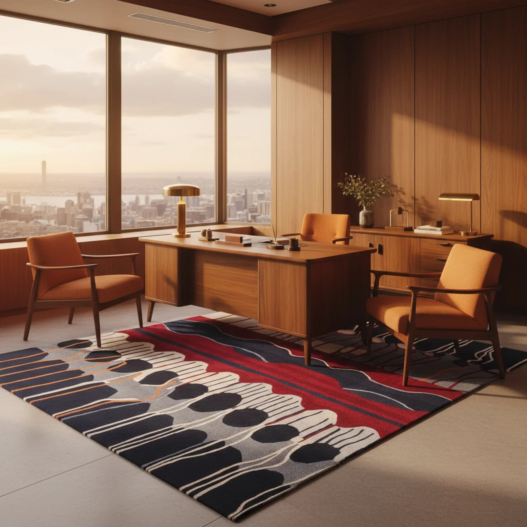 Kinetic Vein Flow Hand Tufted Rug - Image 2