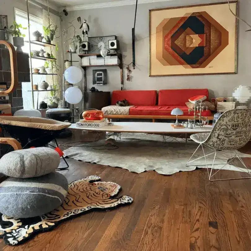 King of the Cats Hand Tufted Wool Rug - Image 6