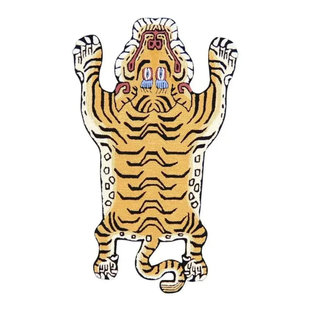 King of the Cats Hand Tufted Wool Rug - Image 8