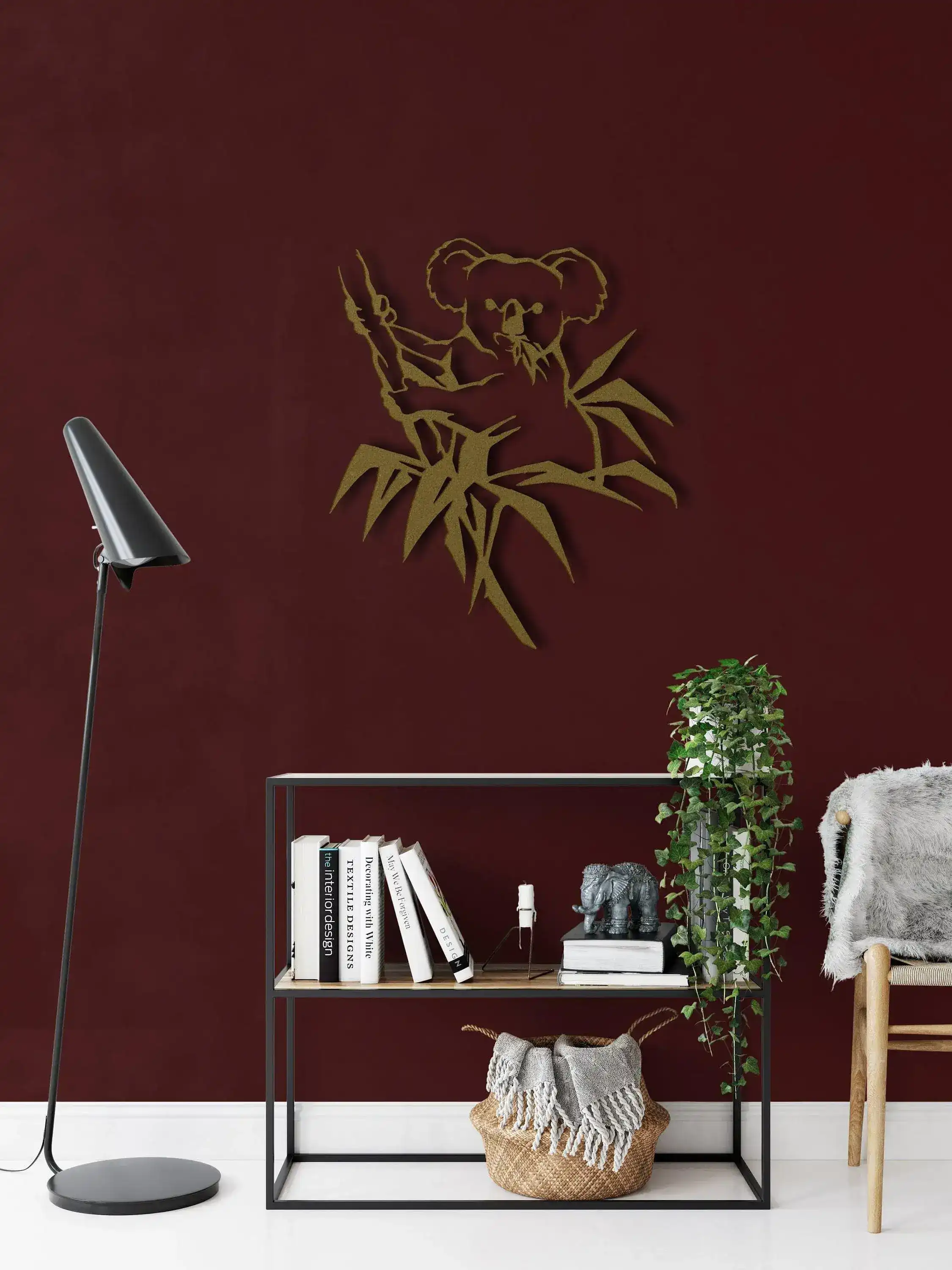 Koala Bear Metal Wall Hanging Decor - Image 11