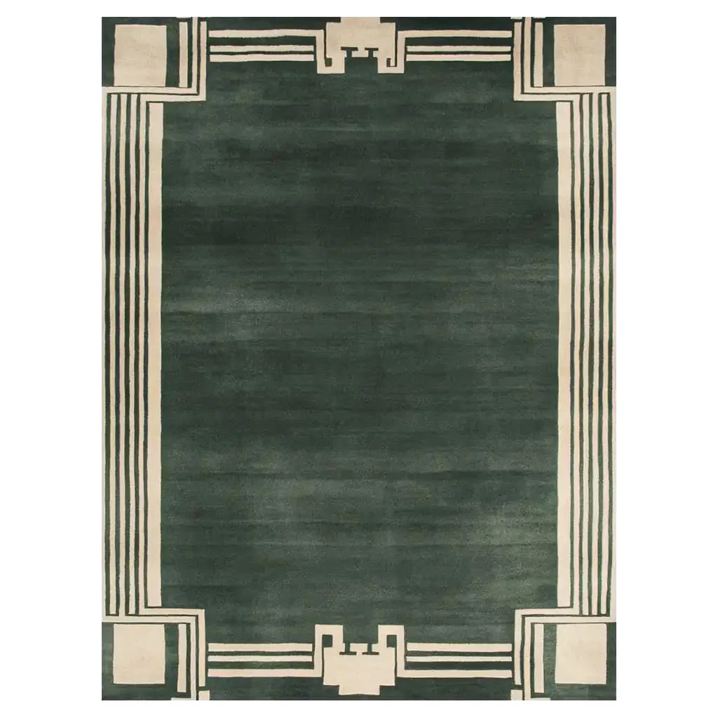Labyrinth Ascent Hand Tufted Wool Rug