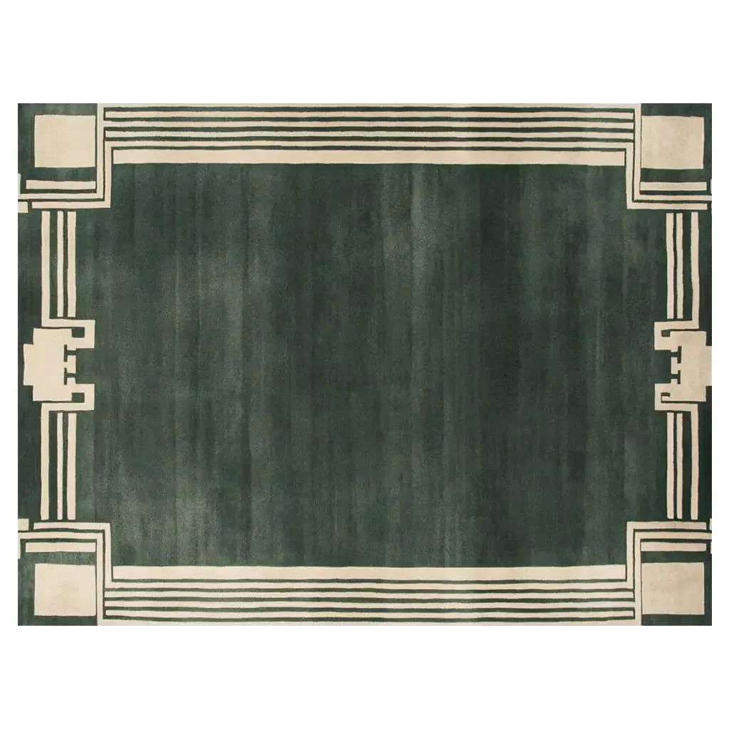 Labyrinth Ascent Hand Tufted Wool Rug - Image 4
