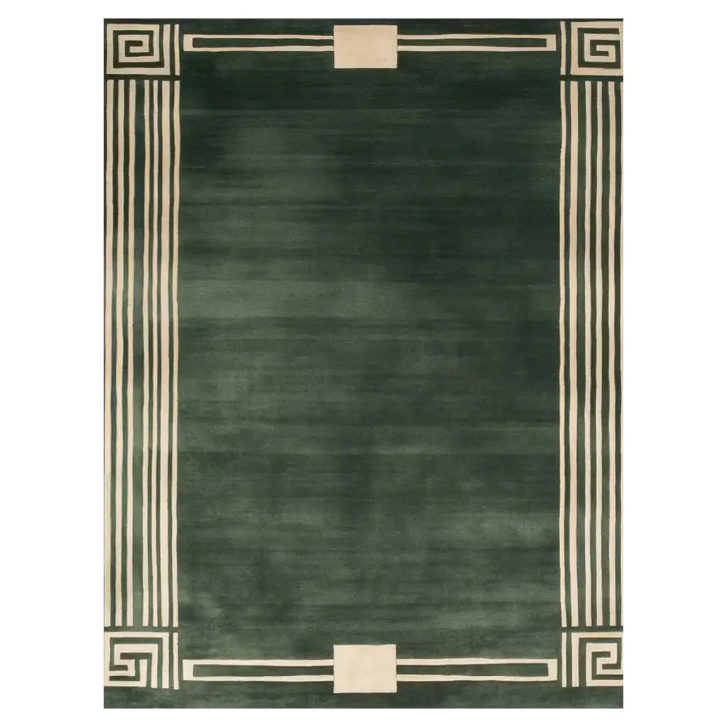 Labyrinthine Majesty Hand Tufted Wool Rug