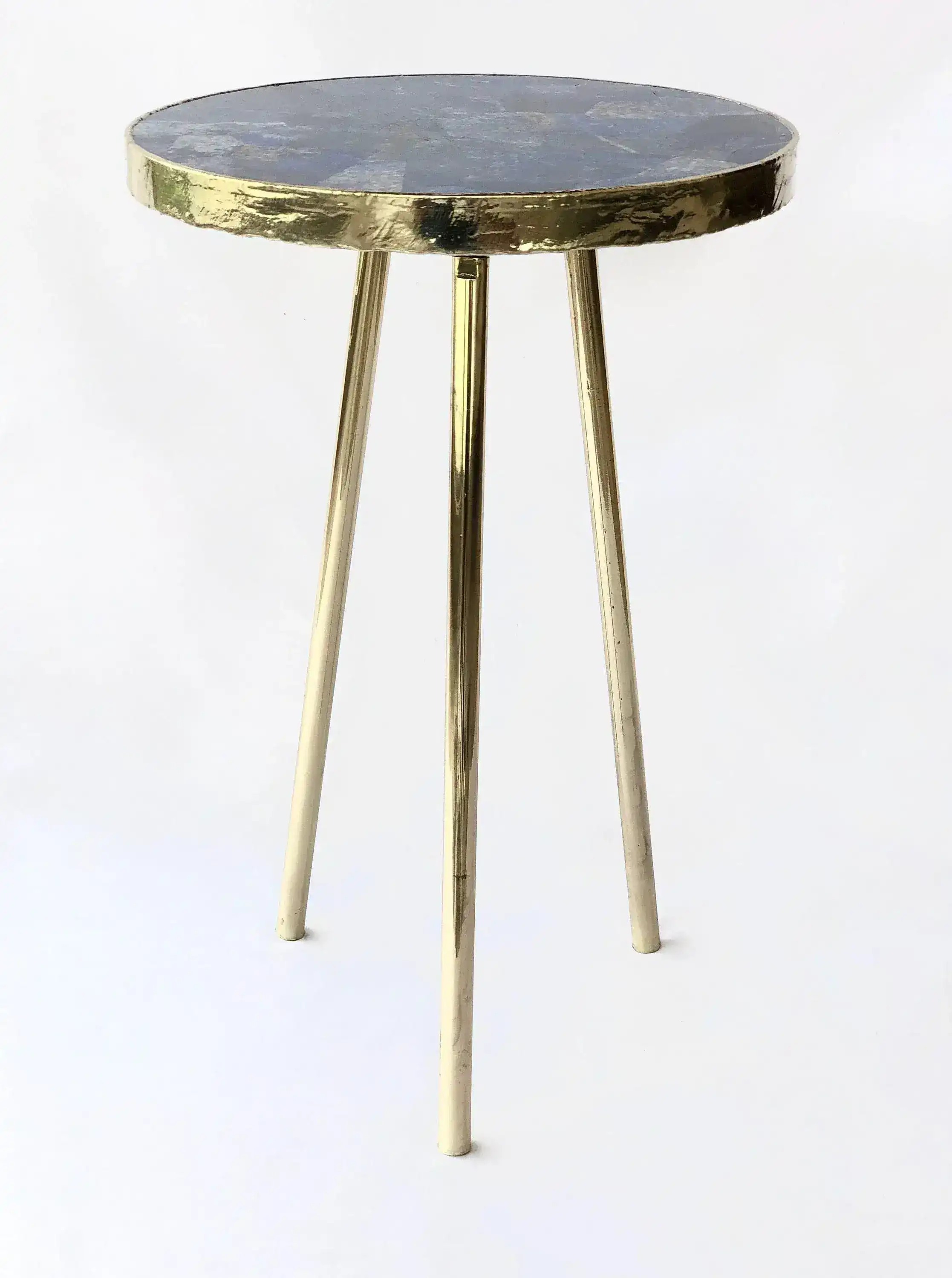 Lapis Lazuli Round Coffee Side Table - Image 3