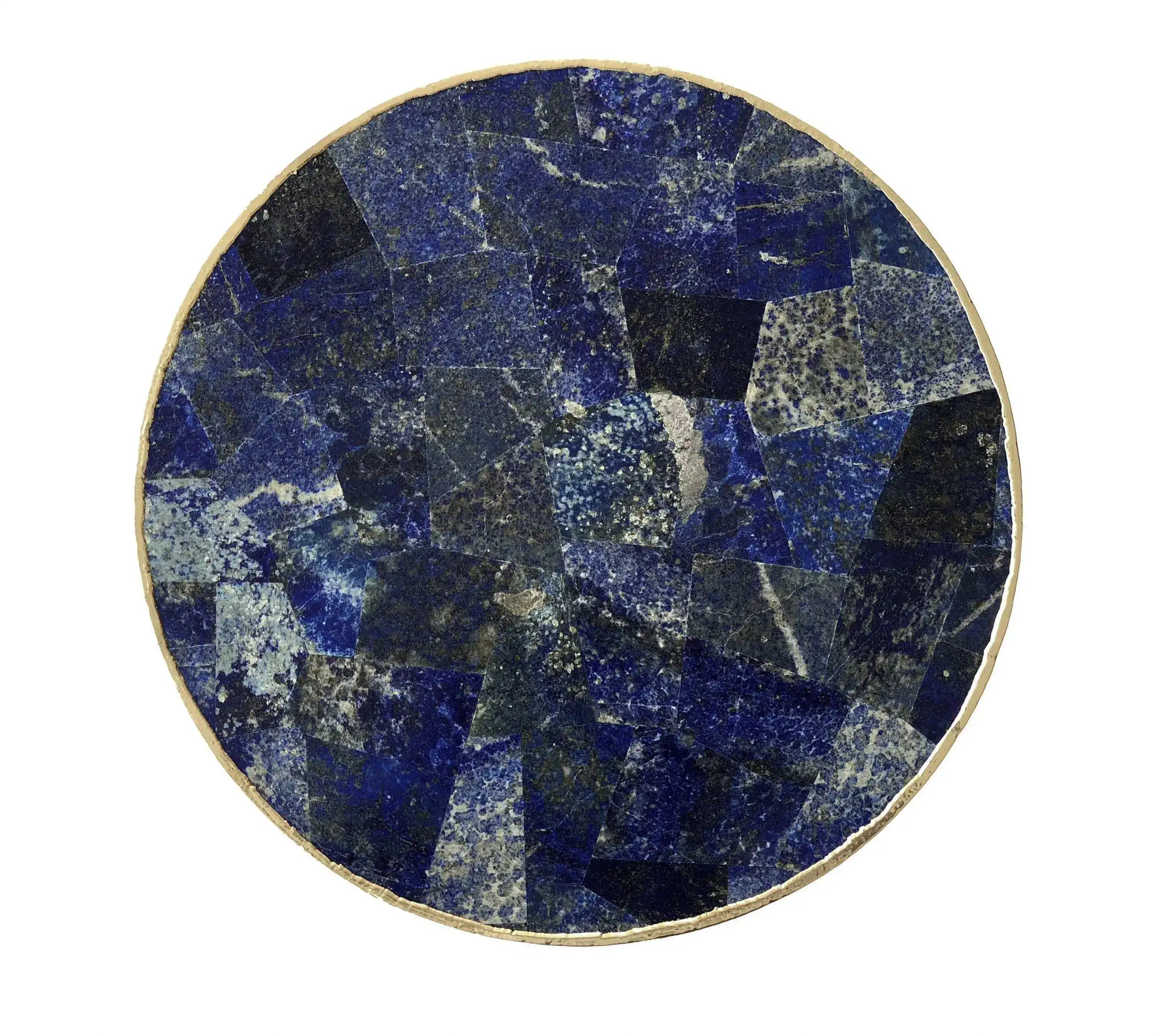 Lapis Lazuli Round Coffee Side Table - Image 5