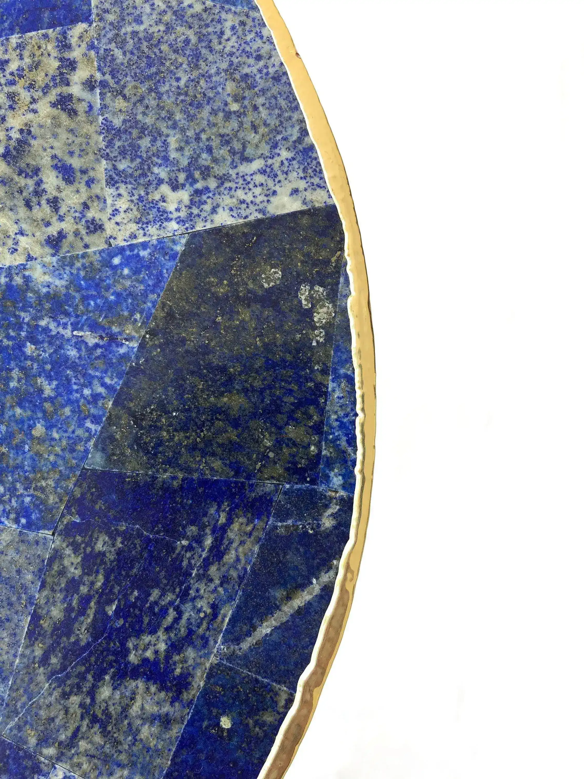 Lapis Lazuli Round Coffee Side Table - Image 6