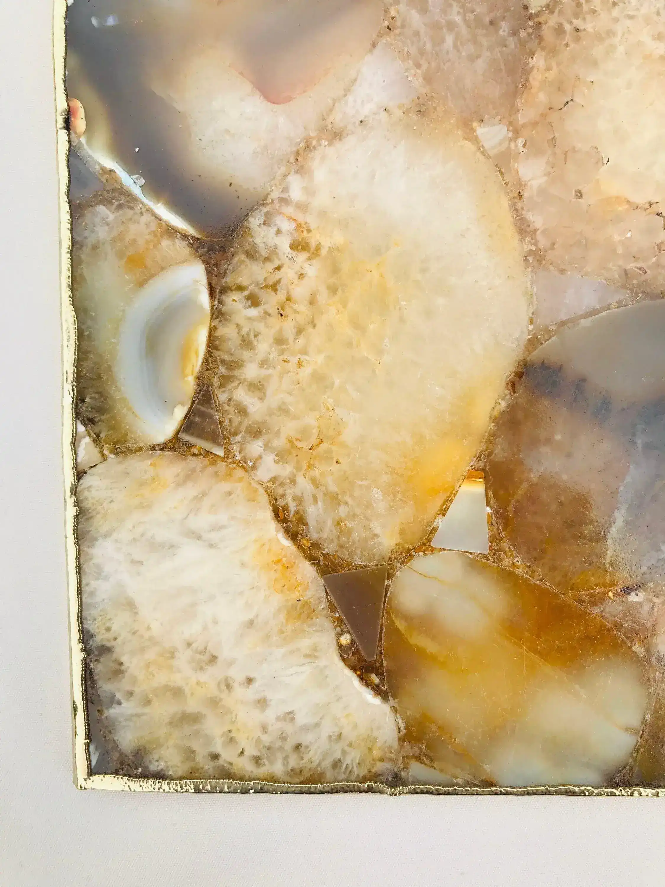 Large Brown Agate Cheese Platter Tray - Image 5