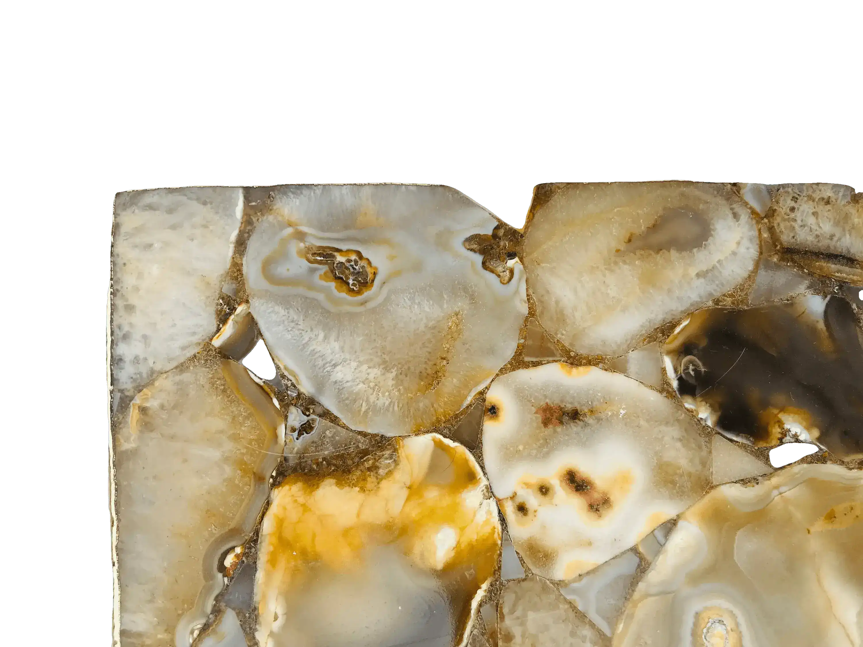 Large Brown Agate Cheese Platter Tray - Image 6