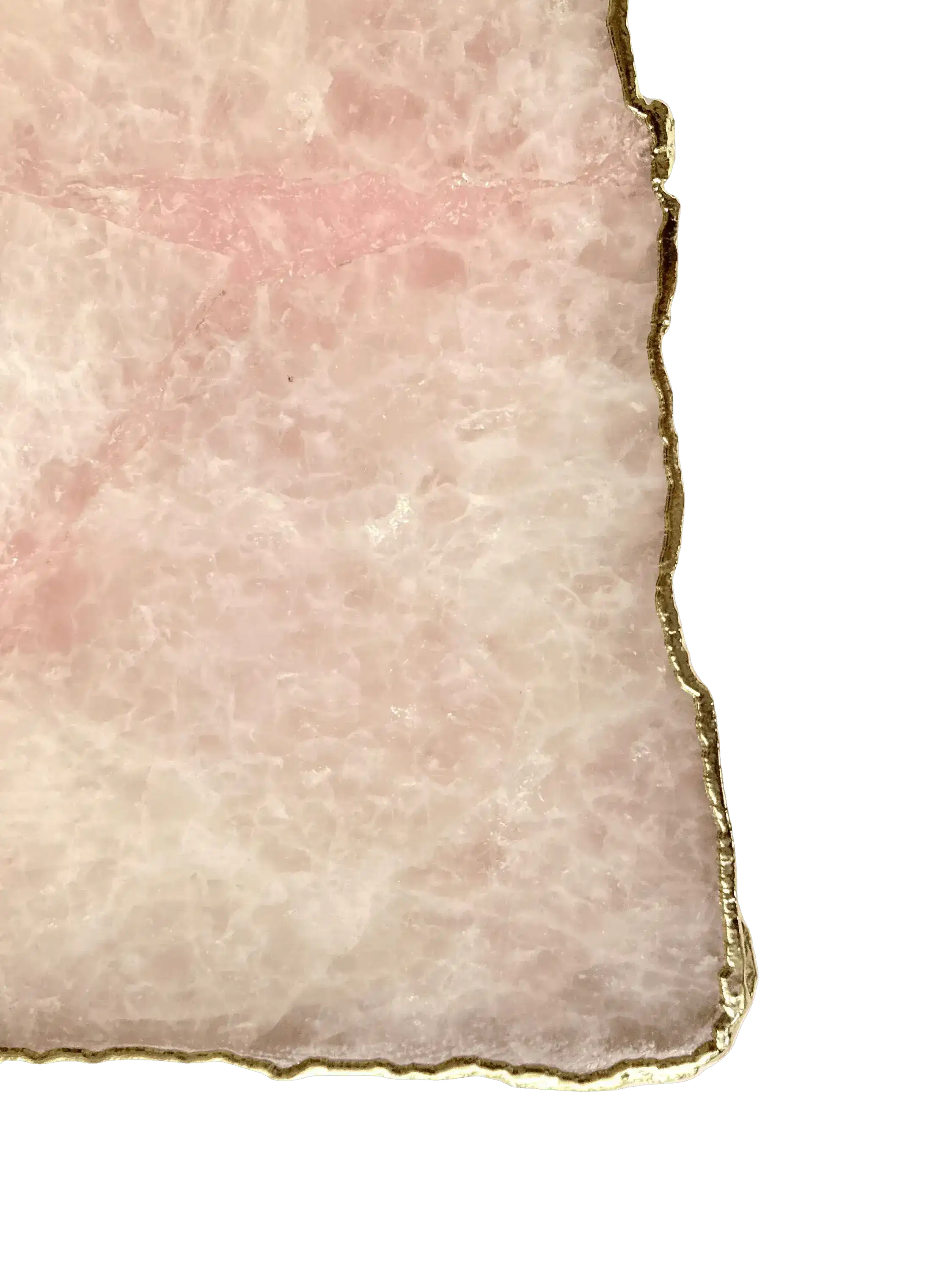 Large Rose Quartz Agate Cheese Platter Tray - Image 4