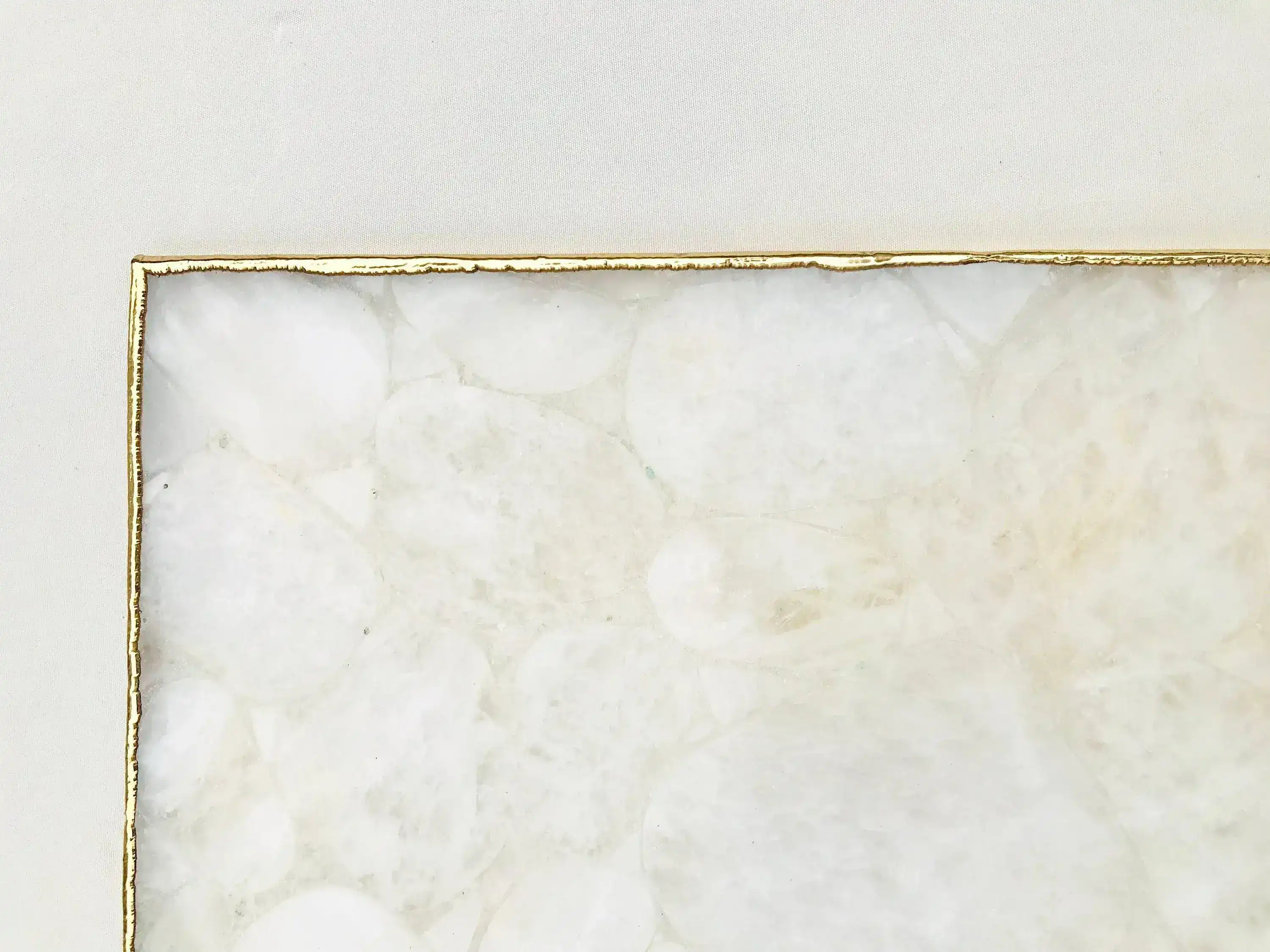Large White Crystal Agate Cheese Platter Tray - Image 7