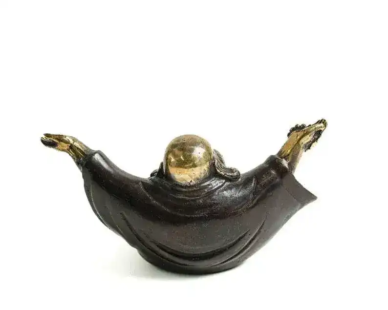 Laughing Buddha with Open Arms Statue - Image 10