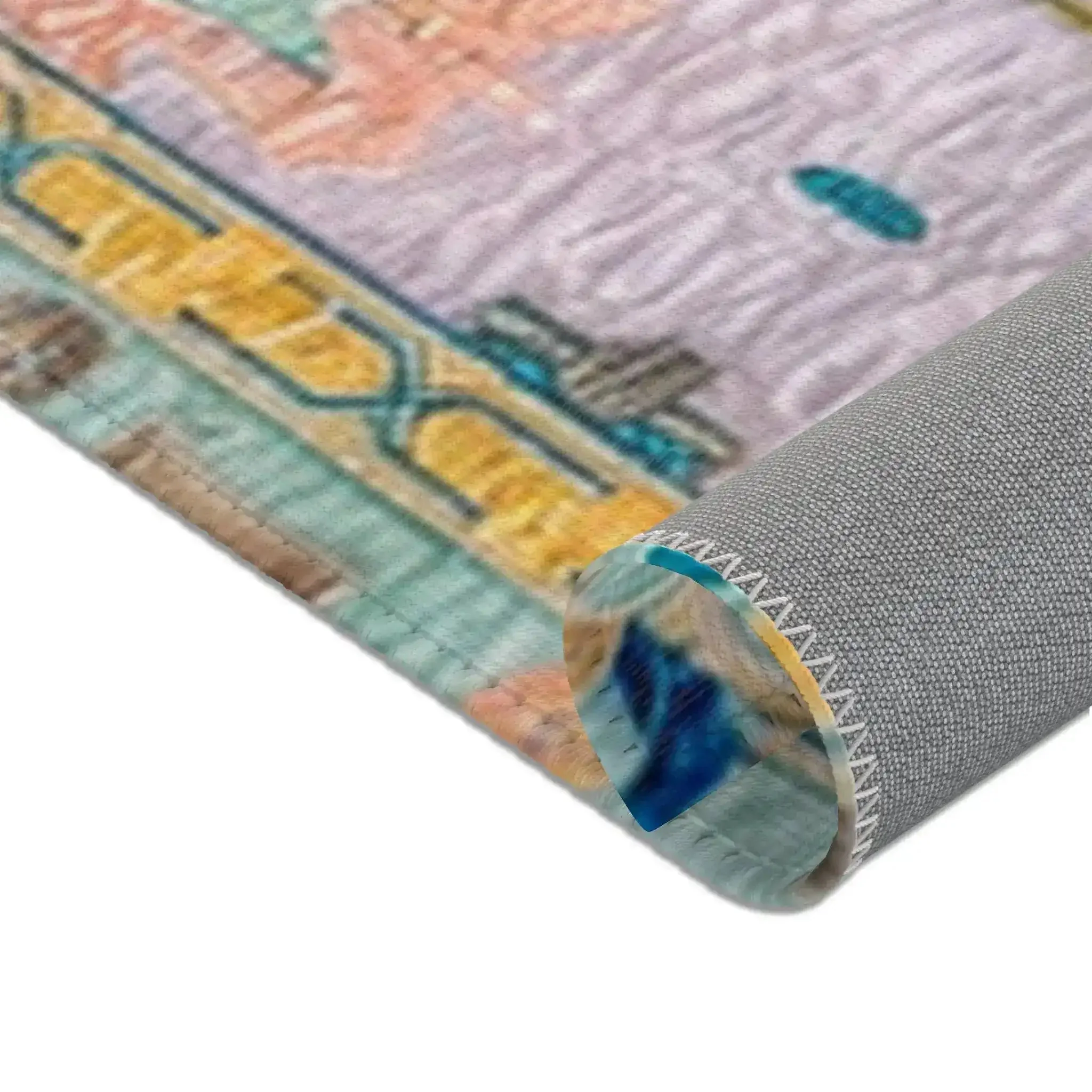 Lavender Oriental-Inspired Accent Rug - Image 9