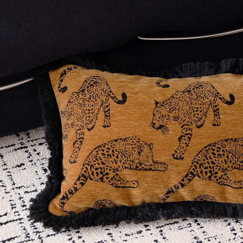Lavish Leopard Lounge Pillow Cover - Image 2