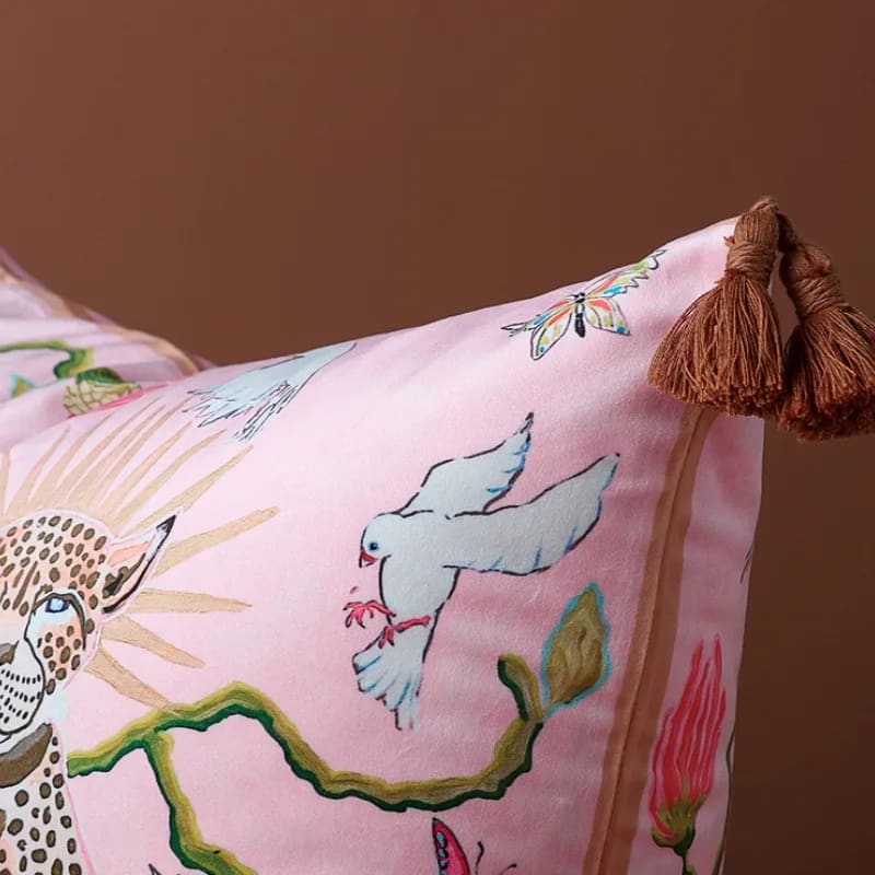 Lavish Twin Leopard Oasis Pillow Cover - Image 4