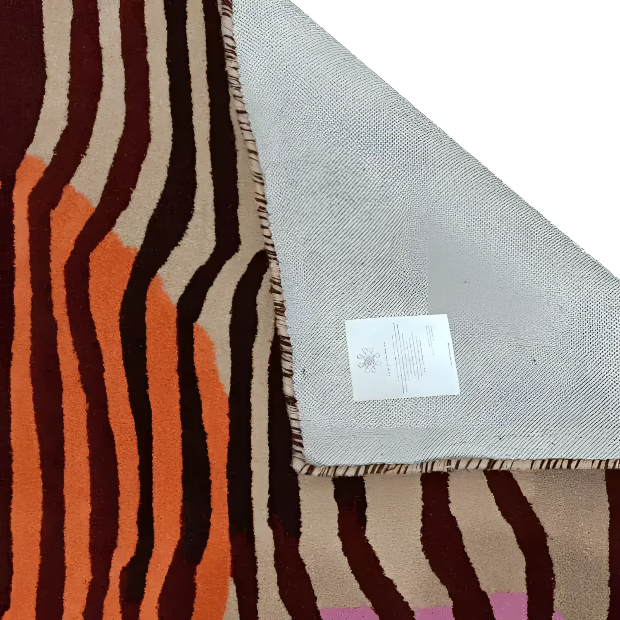 Layered Abstract Hand Tufted Rug  - Image 7