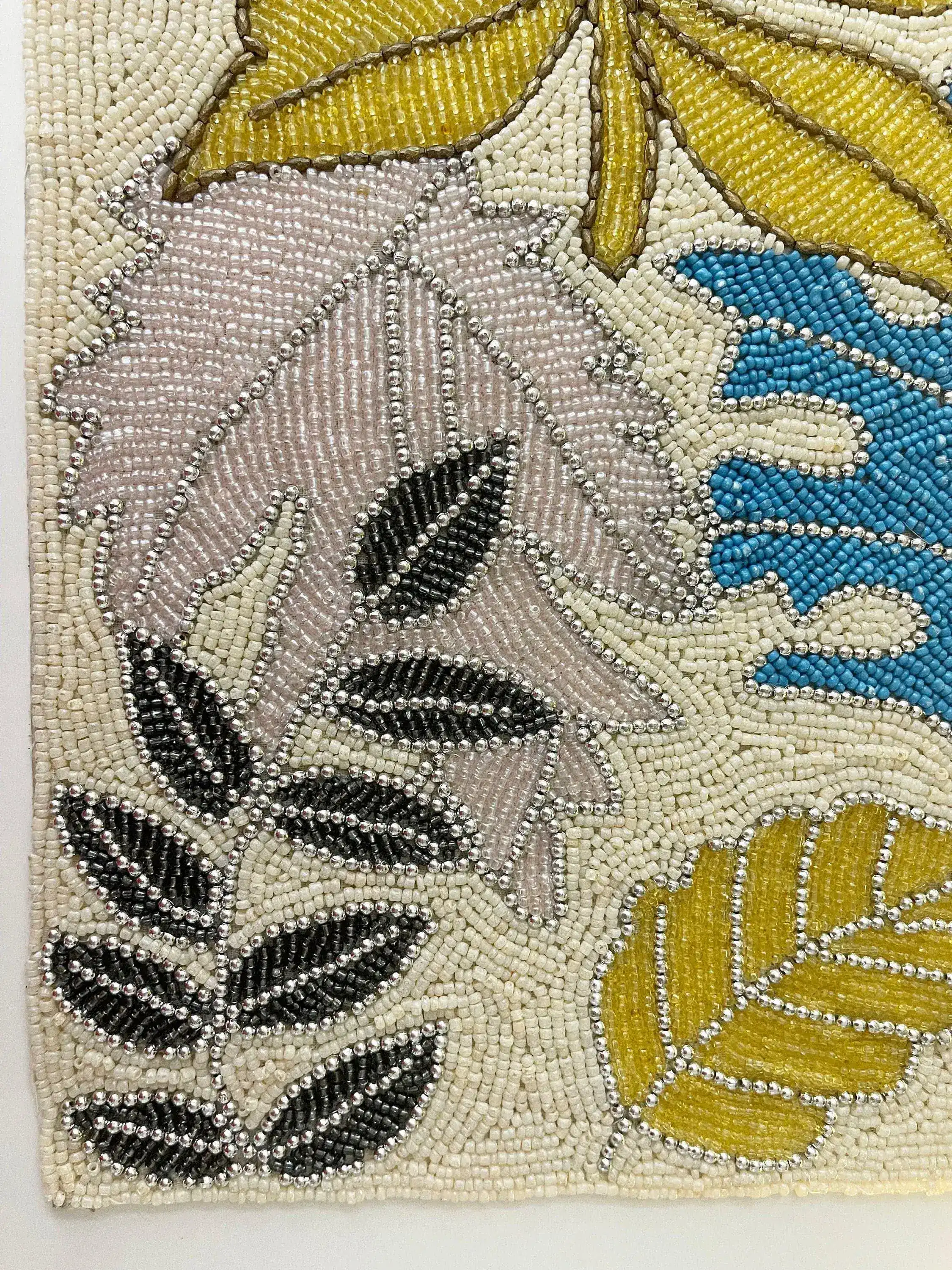 Leafy Beaded Rectangular Placemat - Image 5