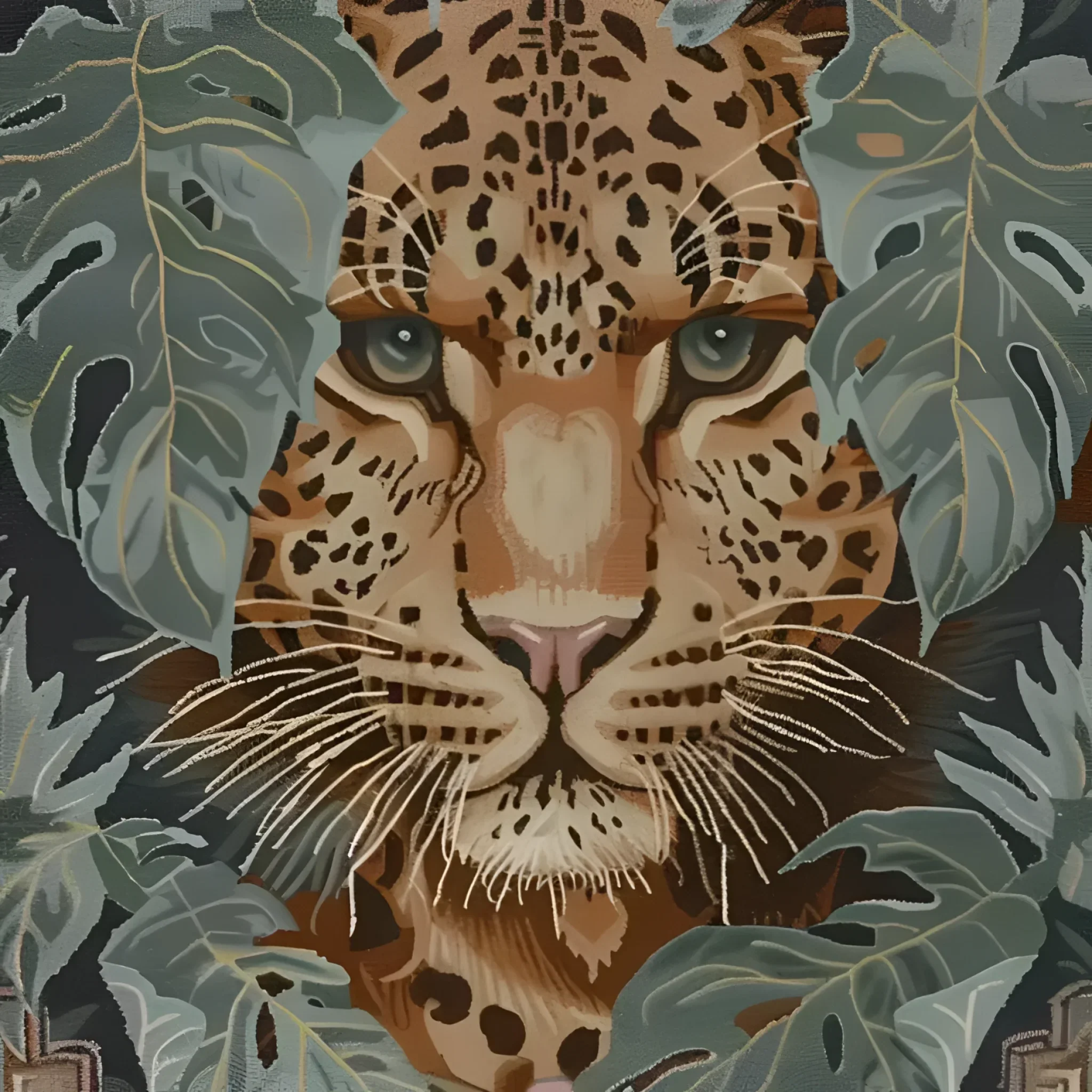 Leopard Legacy Wool Hand Knotted Area Rug - Image 6