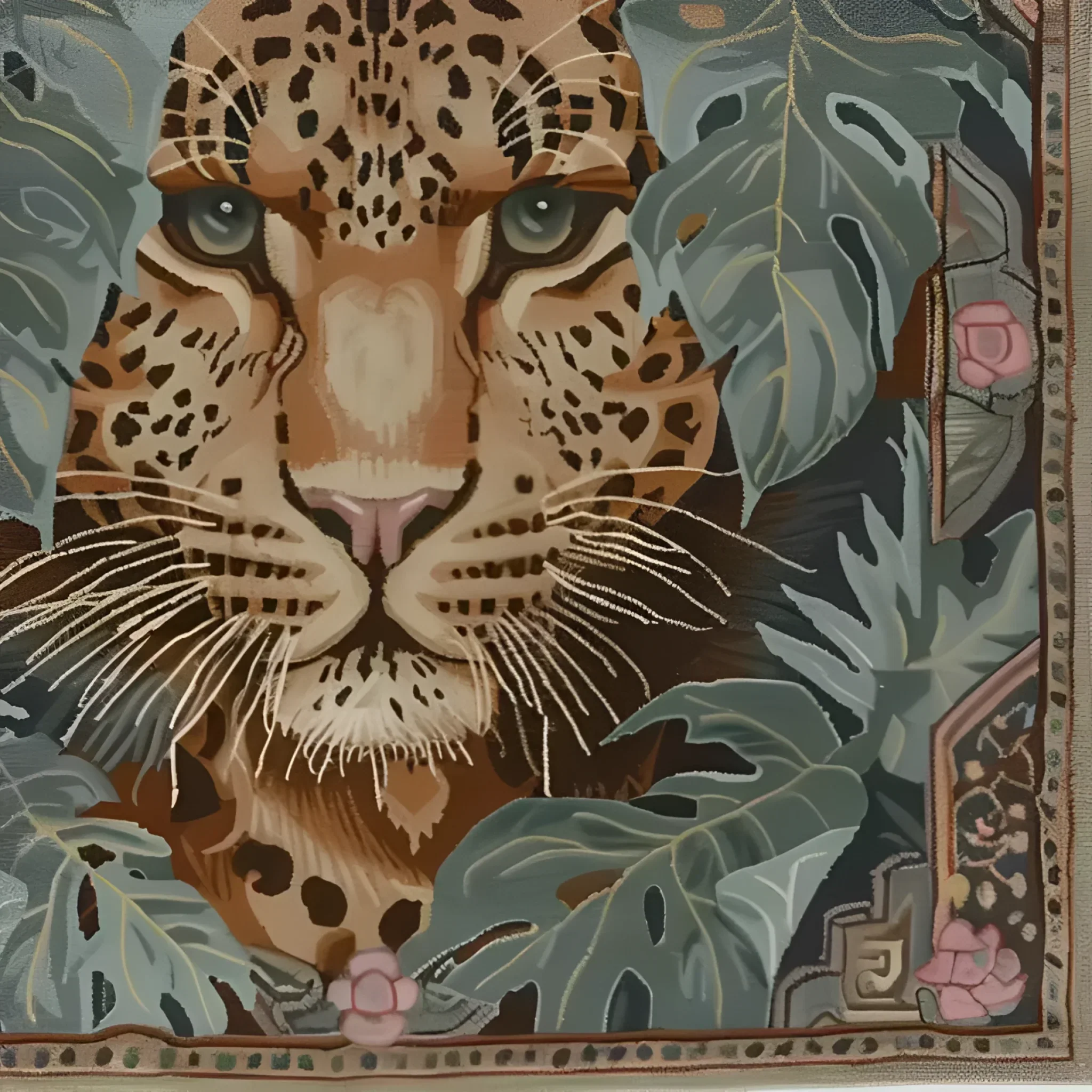 Leopard Legacy Wool Hand Knotted Area Rug - Image 8