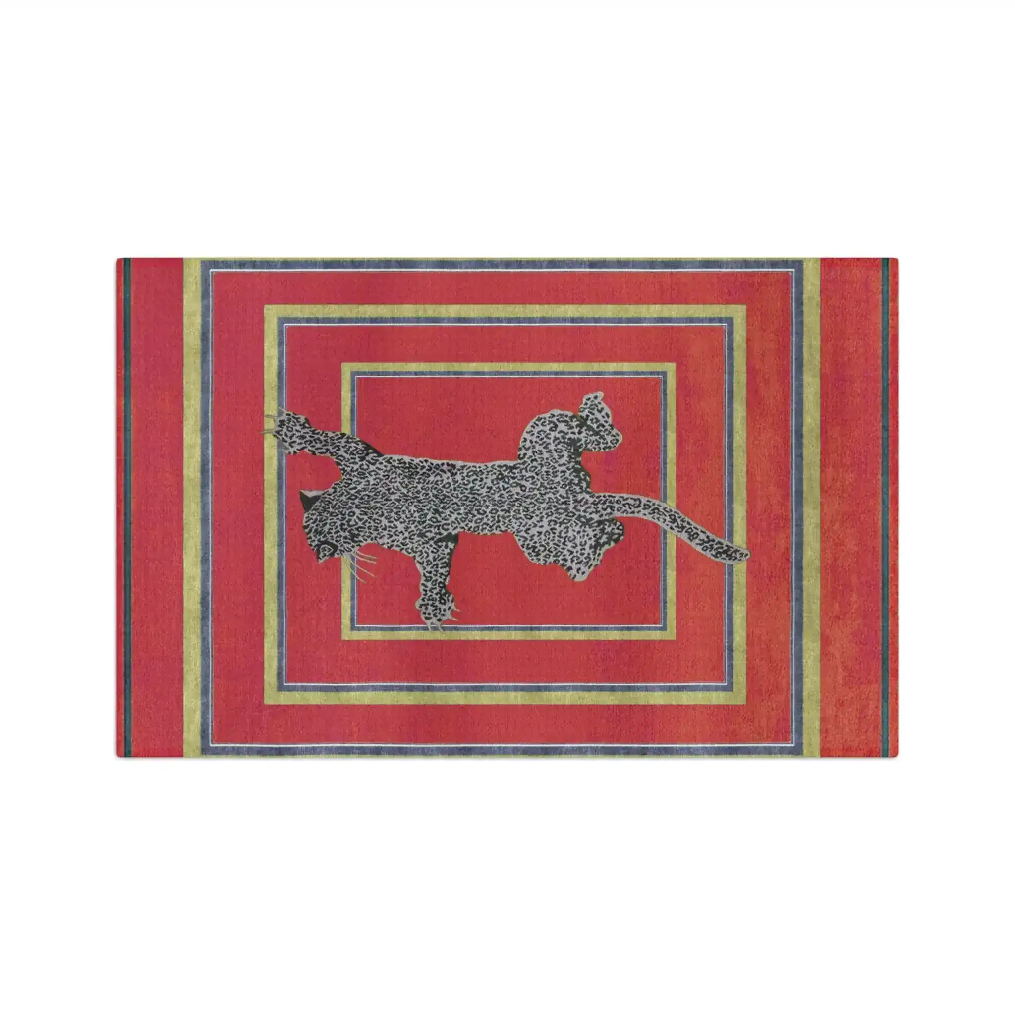 Leopard Printed Red Tea & Kitchen Towel - Image 2