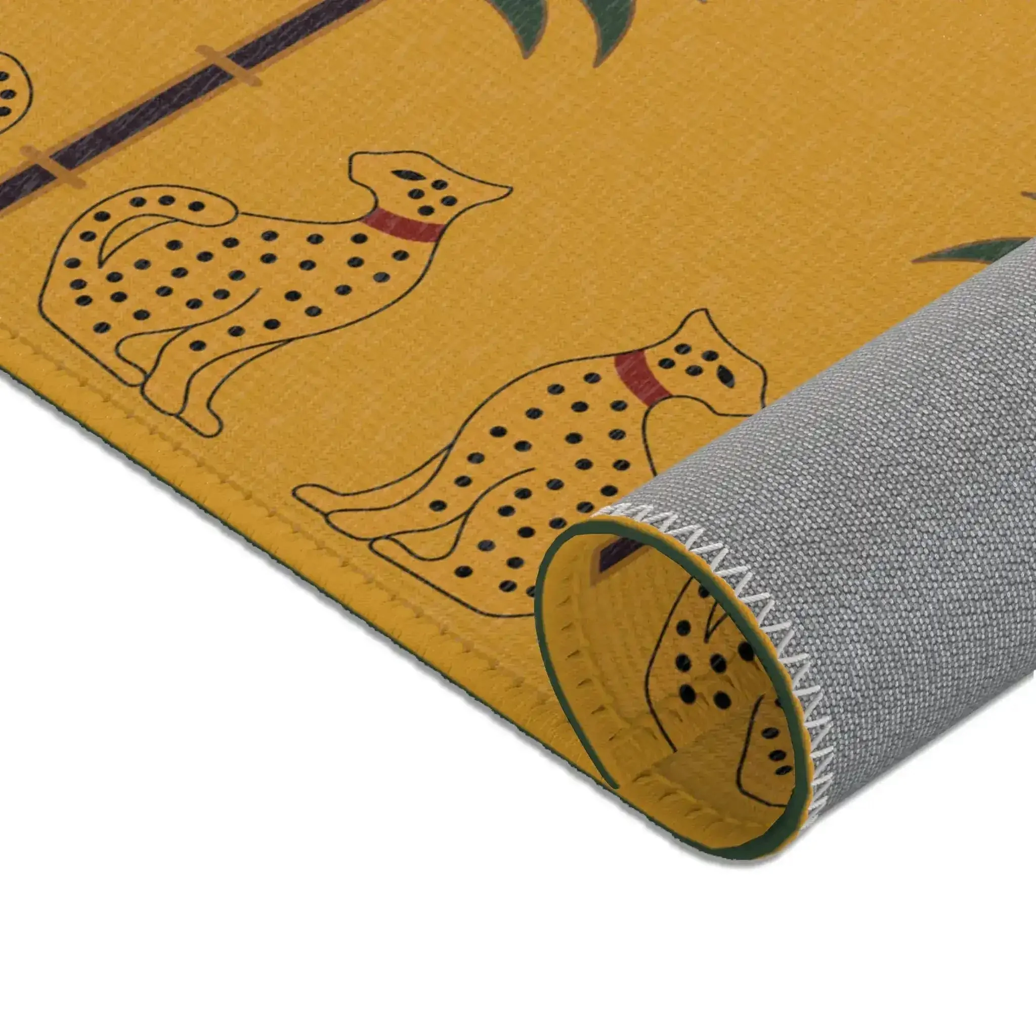Leopards and Palms Border Accent rug - Image 7