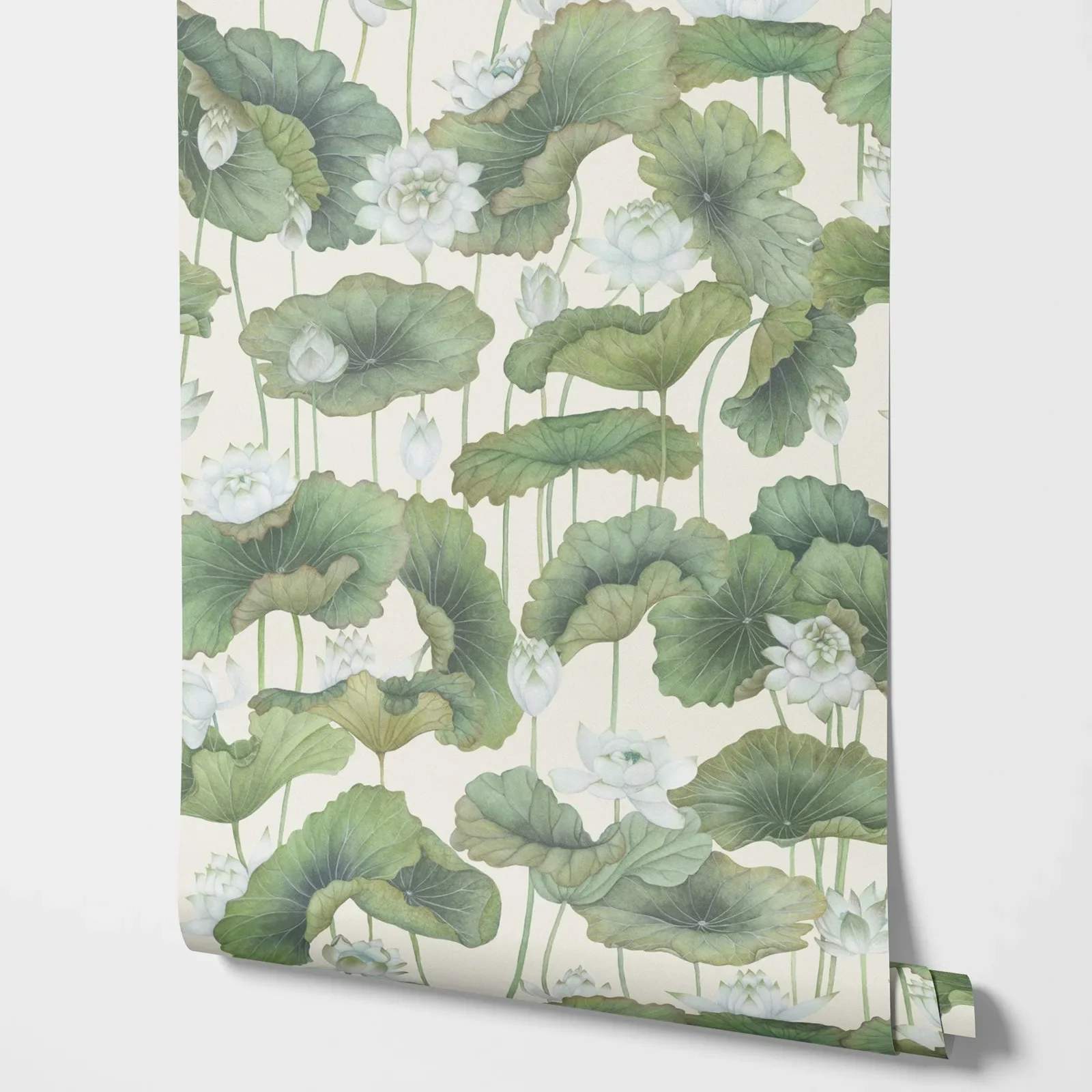 Lily Lotus Chinoiserie Wallpaper - Image 5