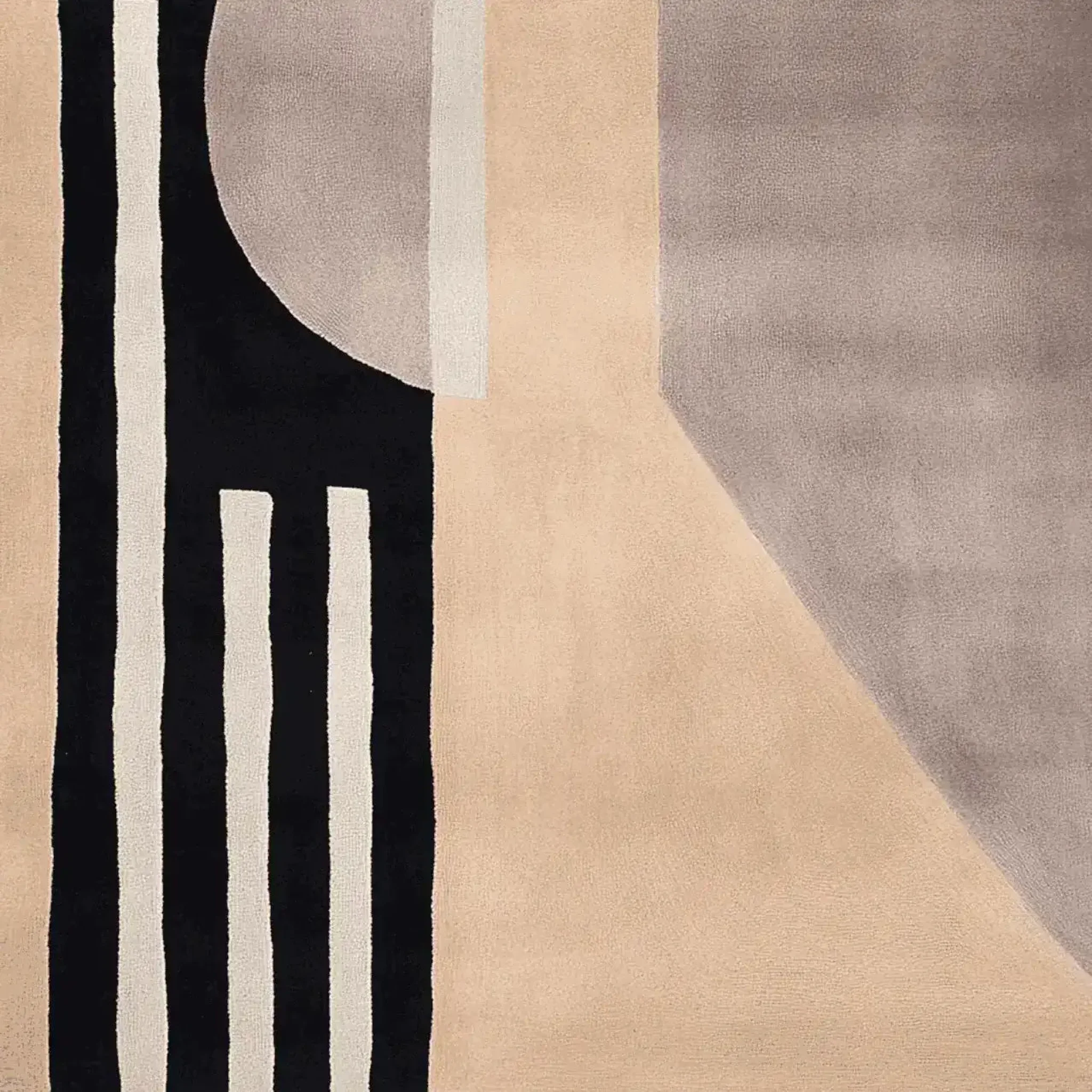 Linear Balance Drift Hand Tufted Rug - Image 5