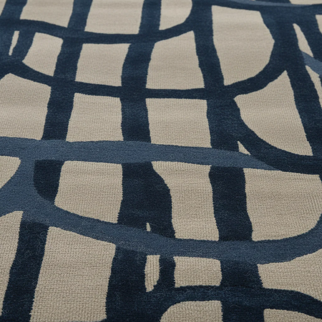 Lined in Thought Hand Tufted Rug - Image 4