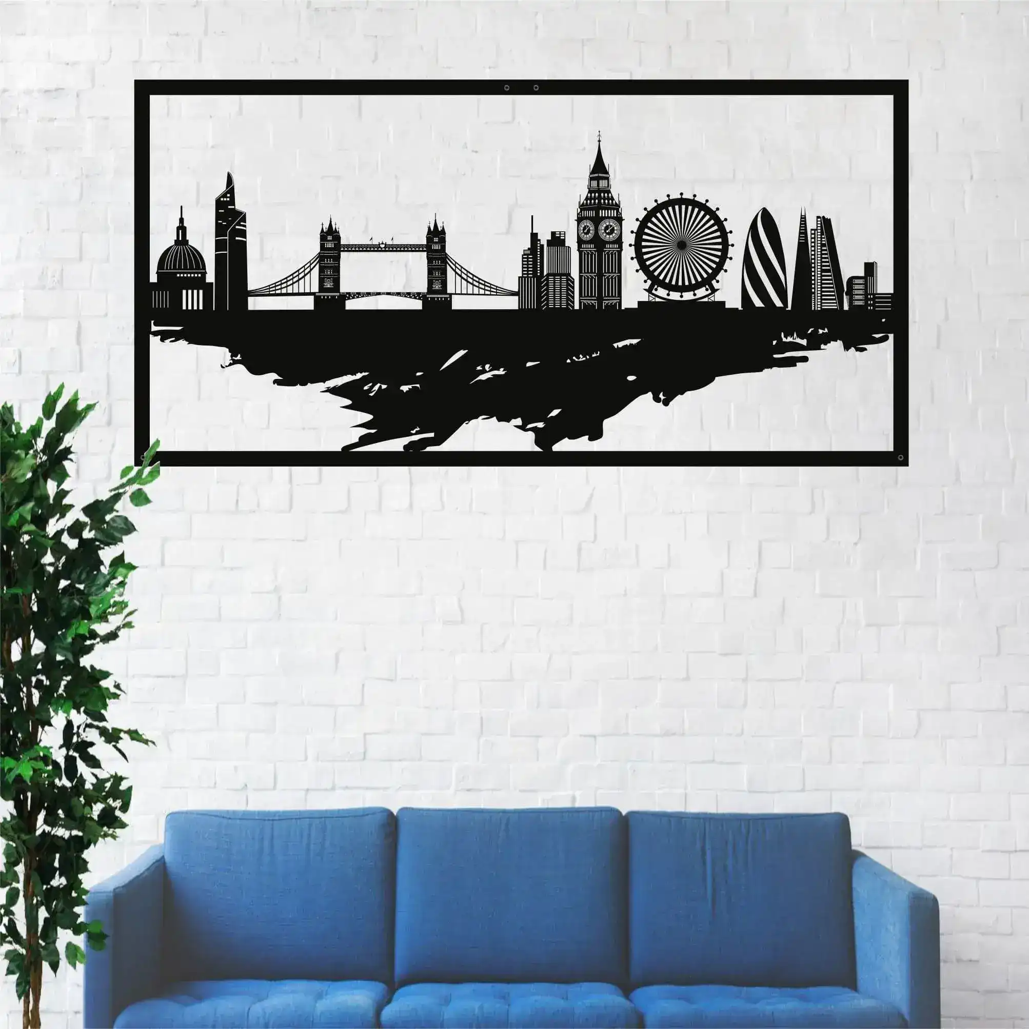 London Skyline Metal Wall Art - Image 7
