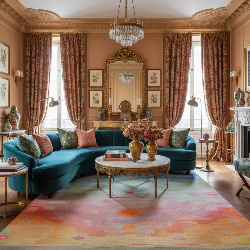 Lotus Horizon Hand Tufted Rug - Image 2